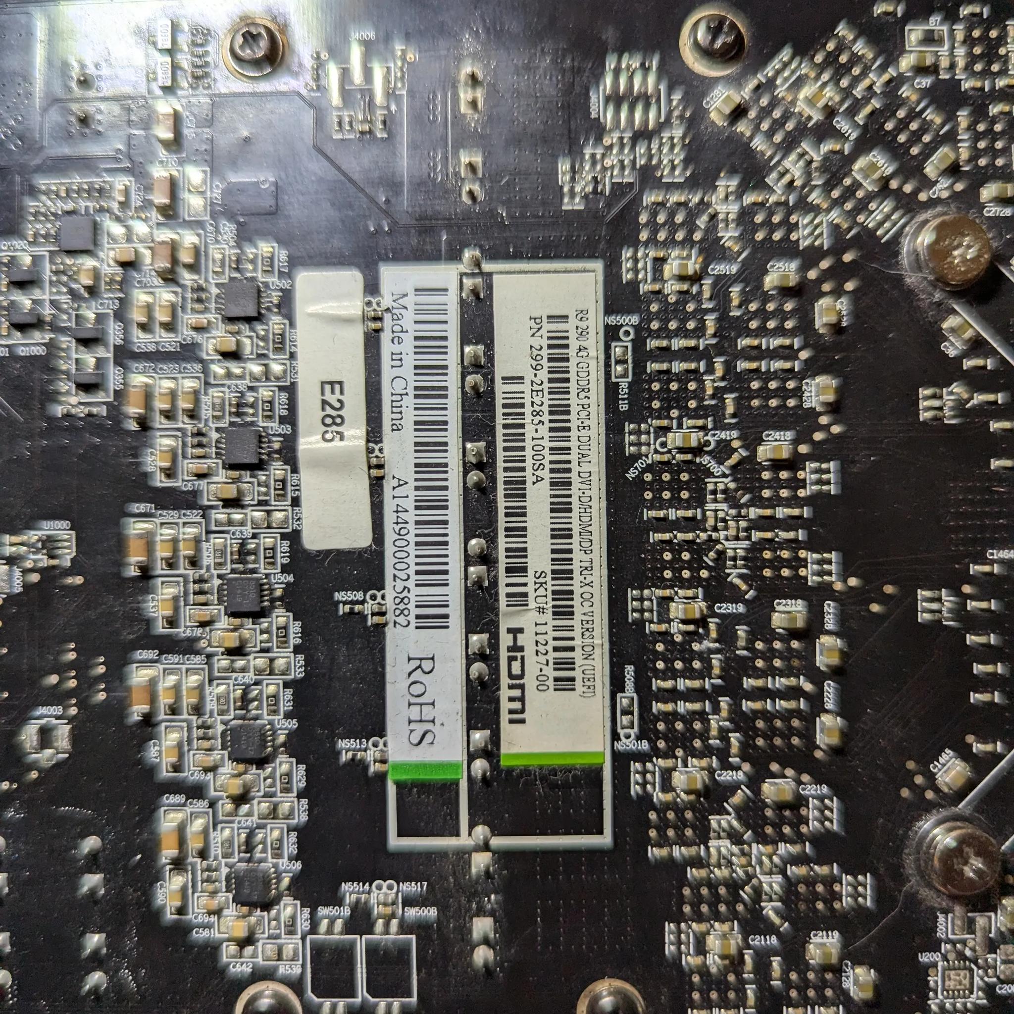 USED - Radeon Sapphire Tri-X R9 290 OC - GDDR5 4GB