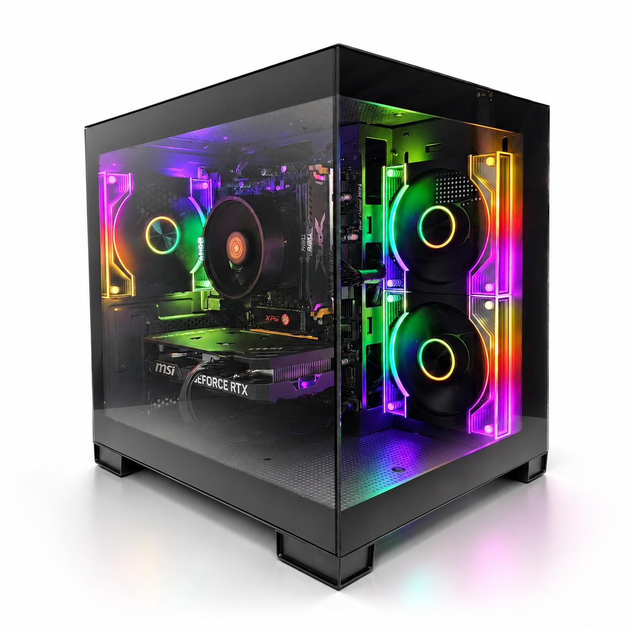 CUBEX HIGH FPS GAMING PC | Ryzen 5 3500 | RTX 4060 8GB | 16GB RAM | 512GB NVMe