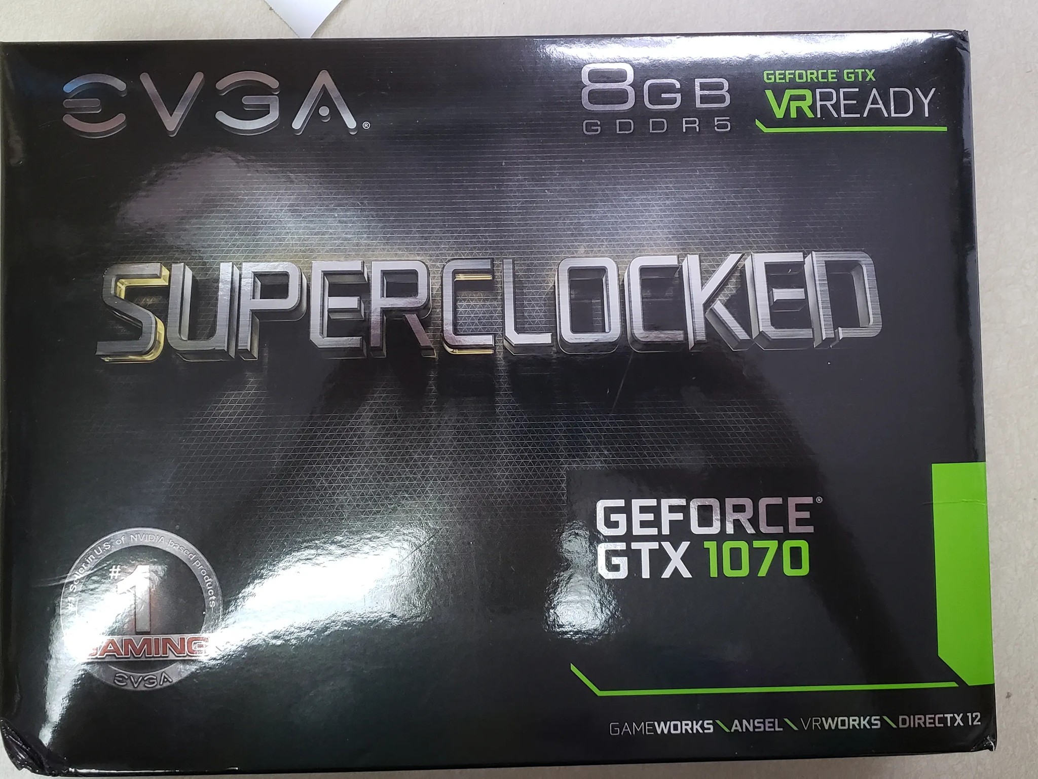 Evga GTX 1070 SC graphics card