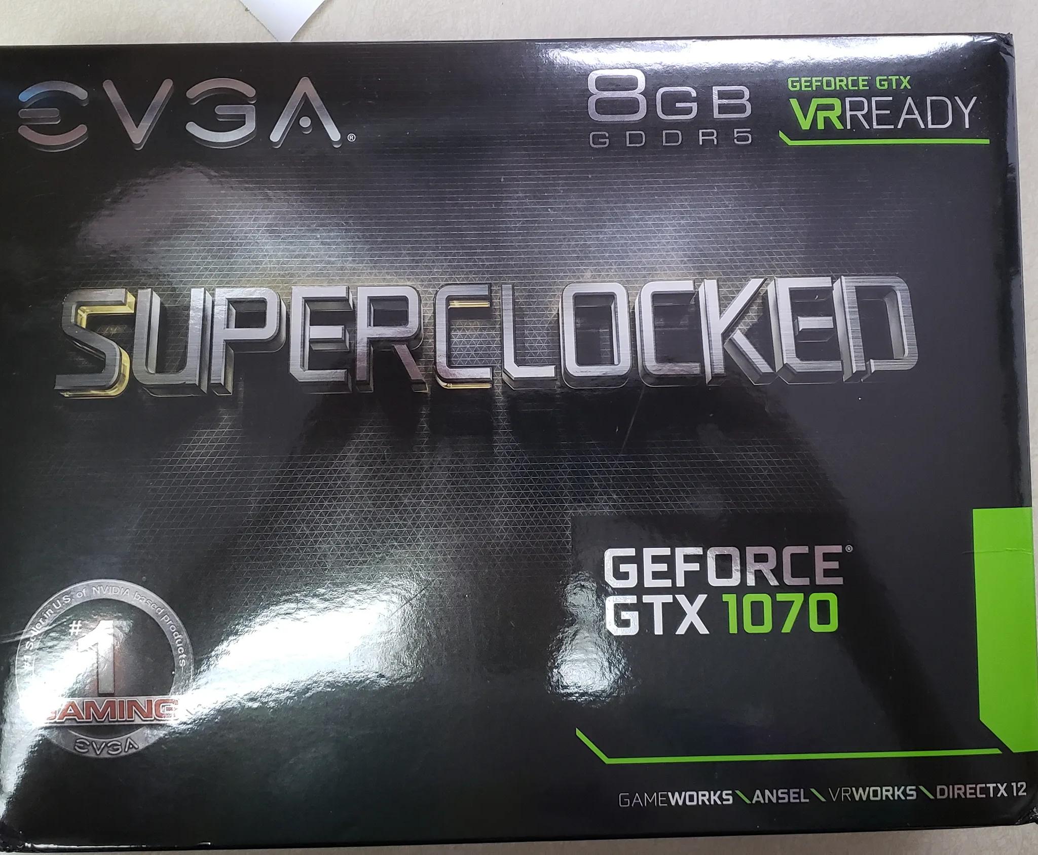 Evga GTX 1070 SC graphics card