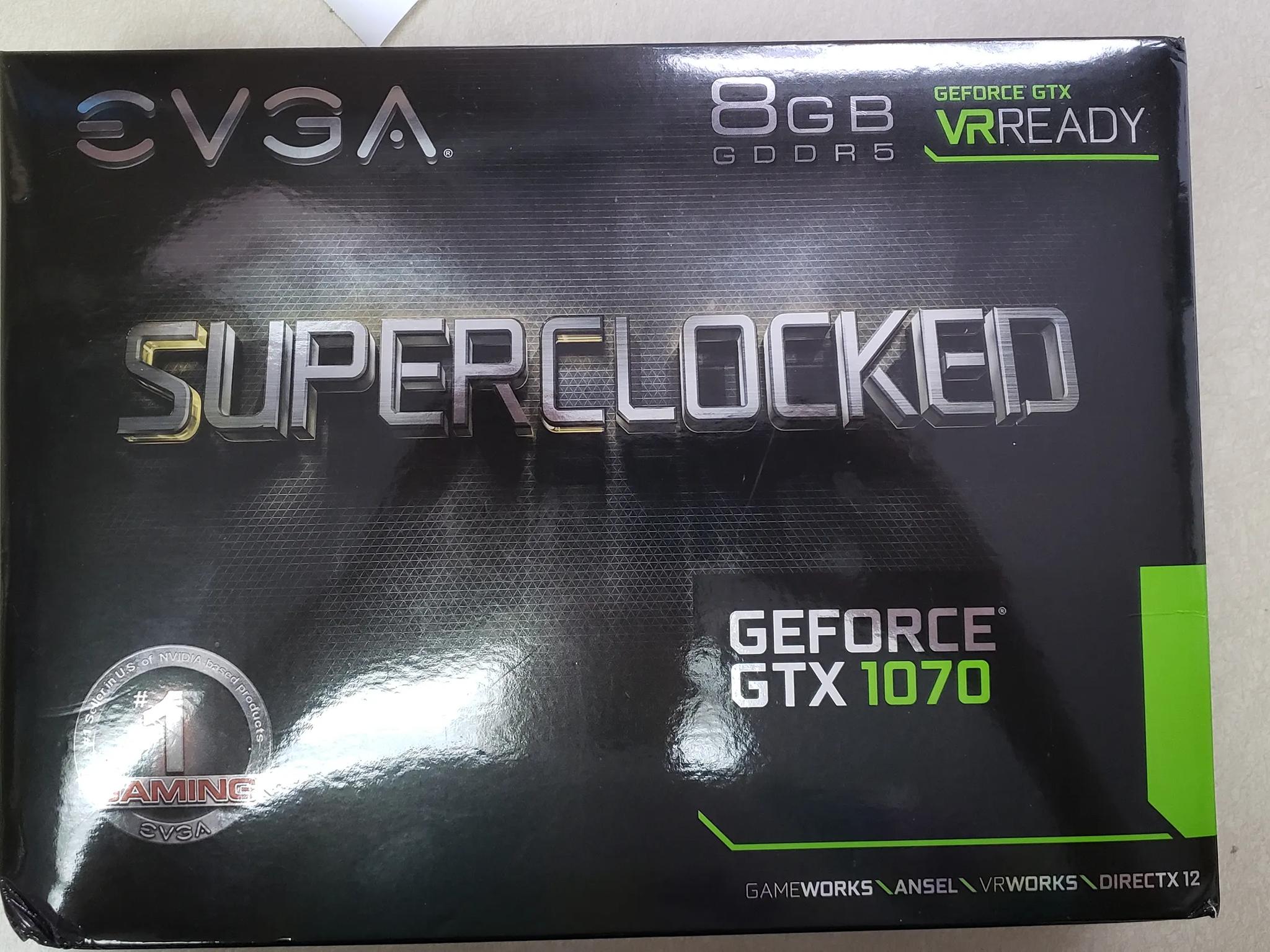 Evga GTX 1070 SC graphics card