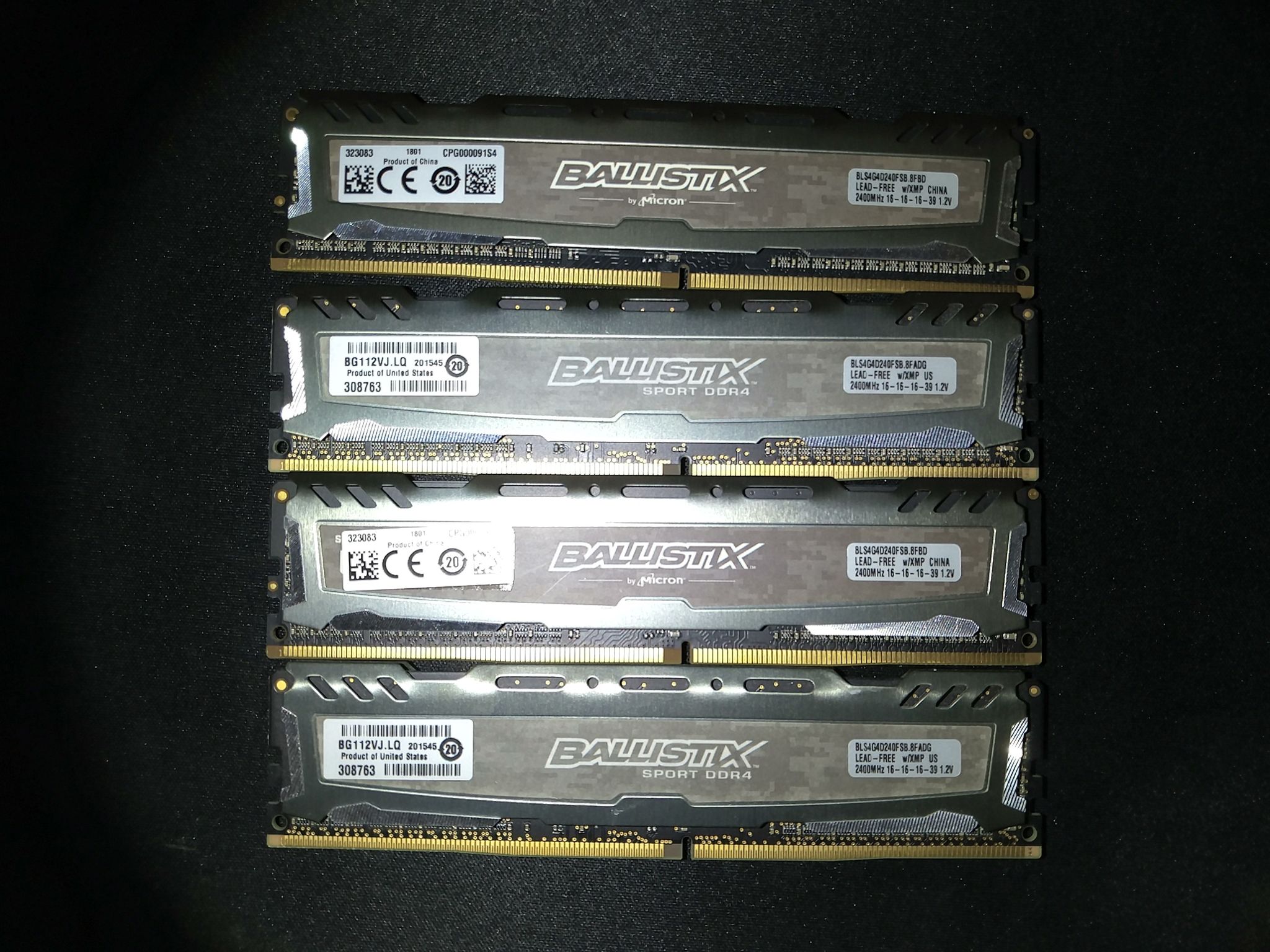 Crucial Ballistix 16GB RAM 2400MT/s