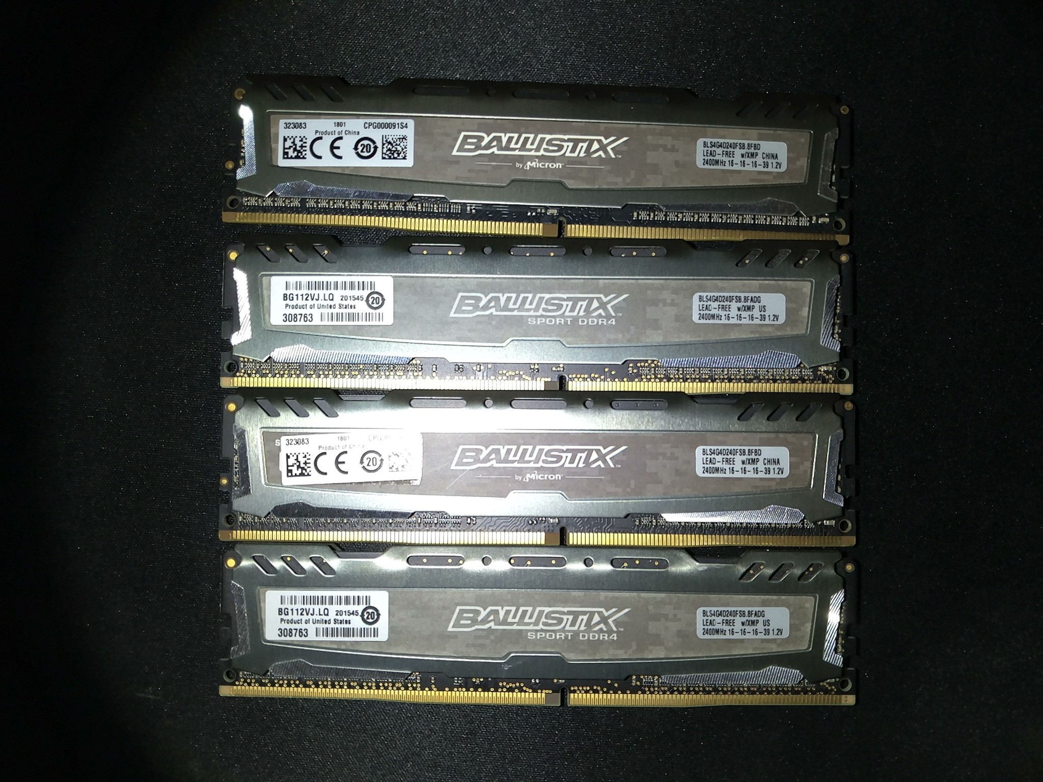 Crucial Ballistix 16GB RAM 2400MT/s