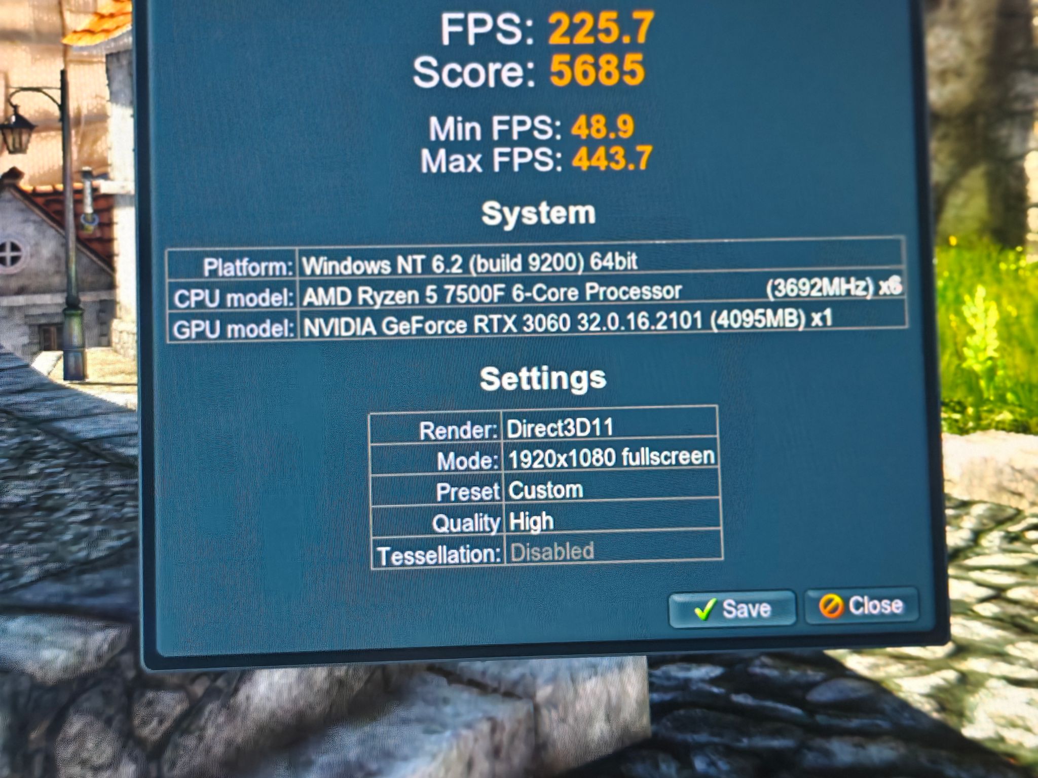 1080P/1440P GAMING PC AMD RYZEN 5 7500F|ASUS NVIDIA 3060 12GB|32GB DDR5 6000|1TB SSD|WINDOWS 11 HOME