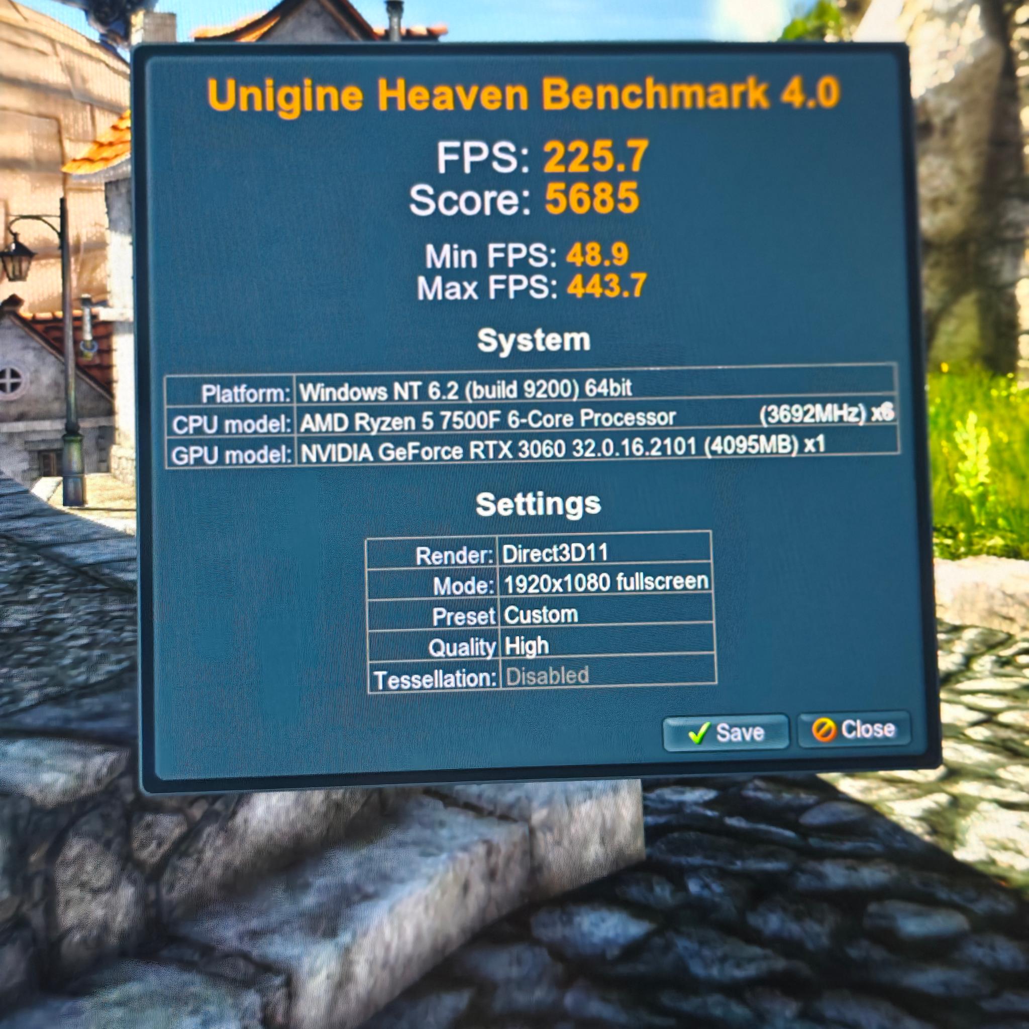 1080P/1440P GAMING PC AMD RYZEN 5 7500F|ASUS NVIDIA 3060 12GB|32GB DDR5 6000|1TB SSD|WINDOWS 11 HOME