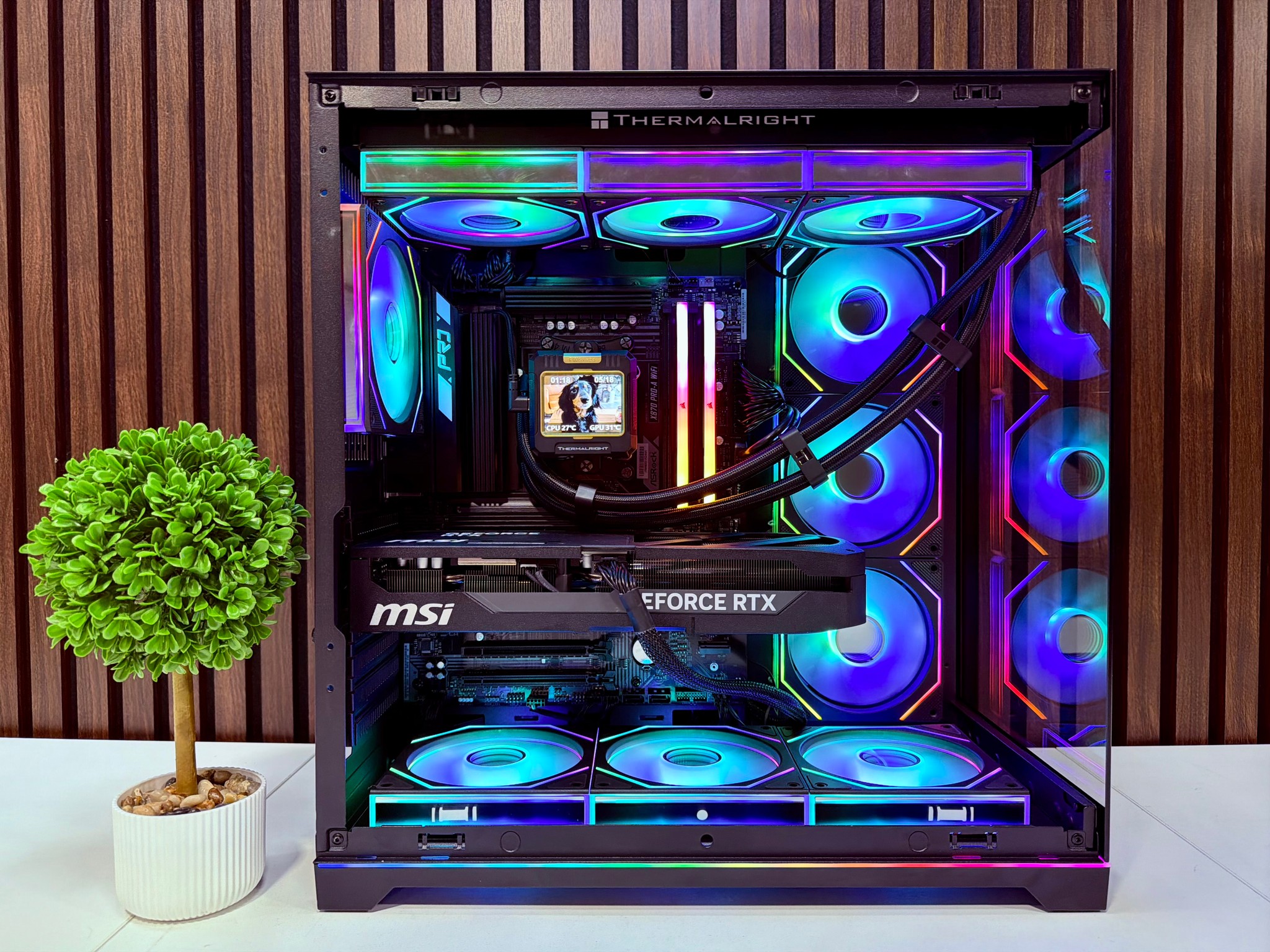RTX 5080| Ryzen 9850X3D | 32GB DDR5 | 2TB M.2 | 1000W Gold PSU | LCD AIO | Windows 11 Pro