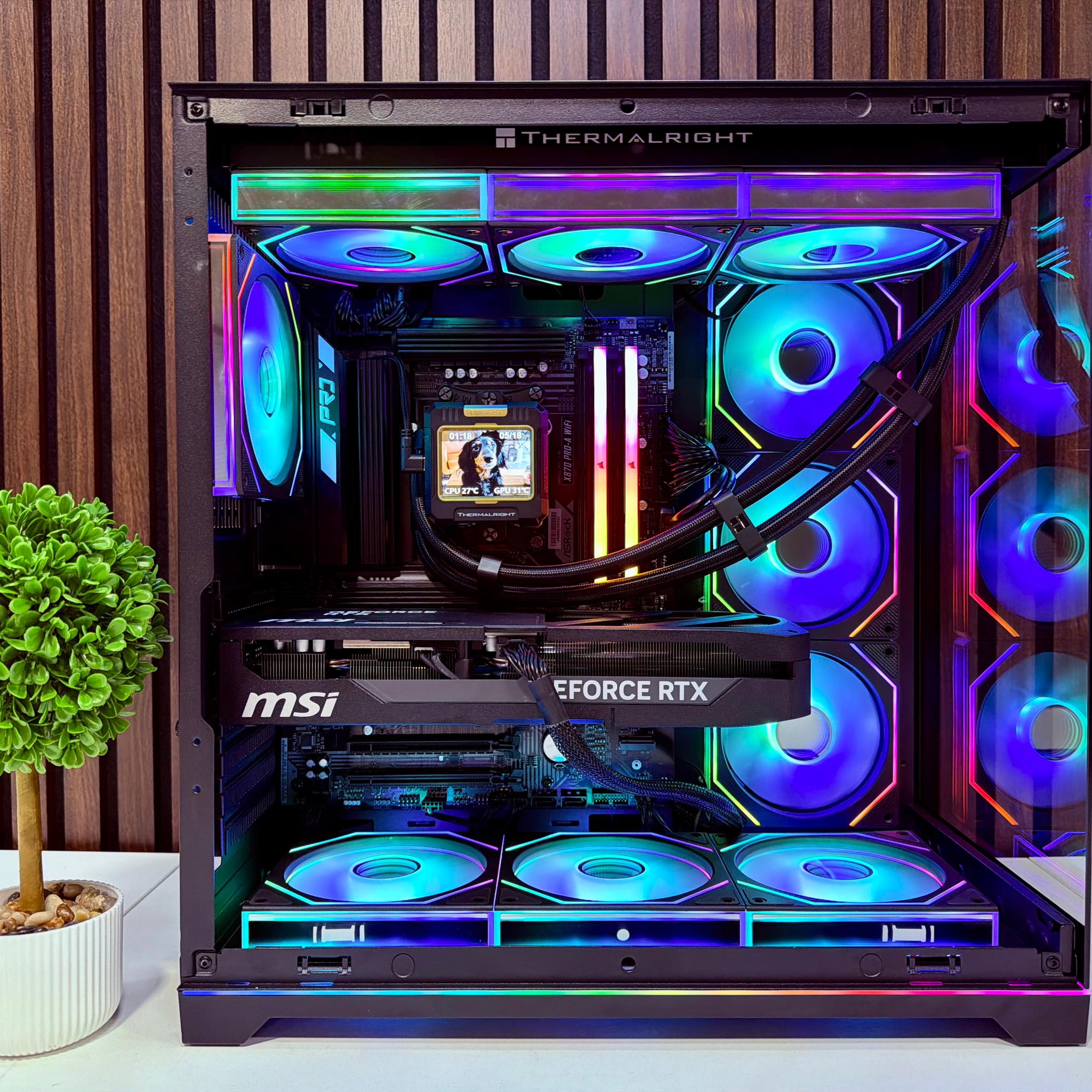 RTX 5080| Ryzen 9850X3D | 32GB DDR5 | 2TB M.2 | 1000W Gold PSU | LCD AIO | Windows 11 Pro