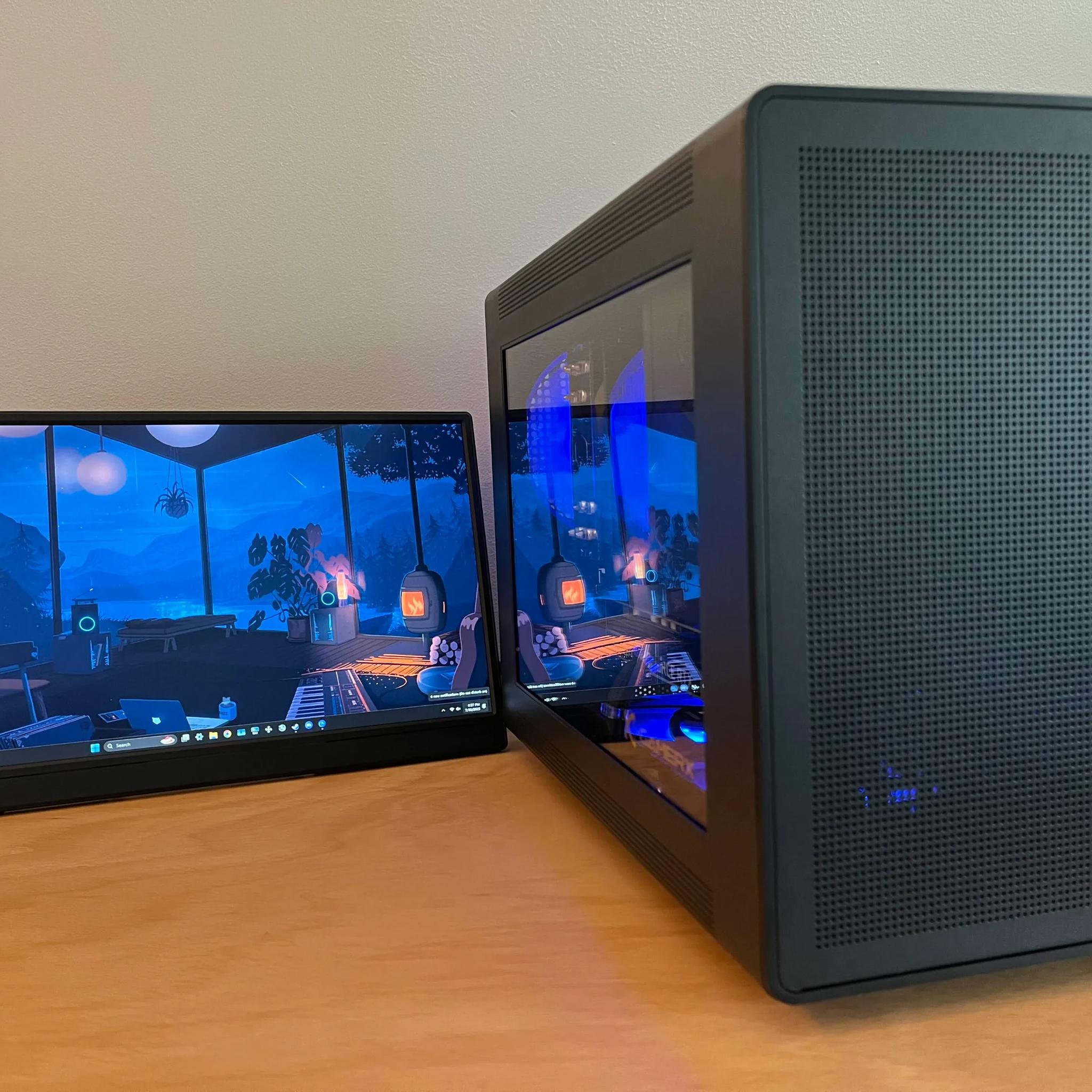 | RTX 2060 | Ryzen 7 3700X | 32GB DDR4 | 1TB Gen 4 NVMe | Windows 11 Pro | Portable Mini mATX PC