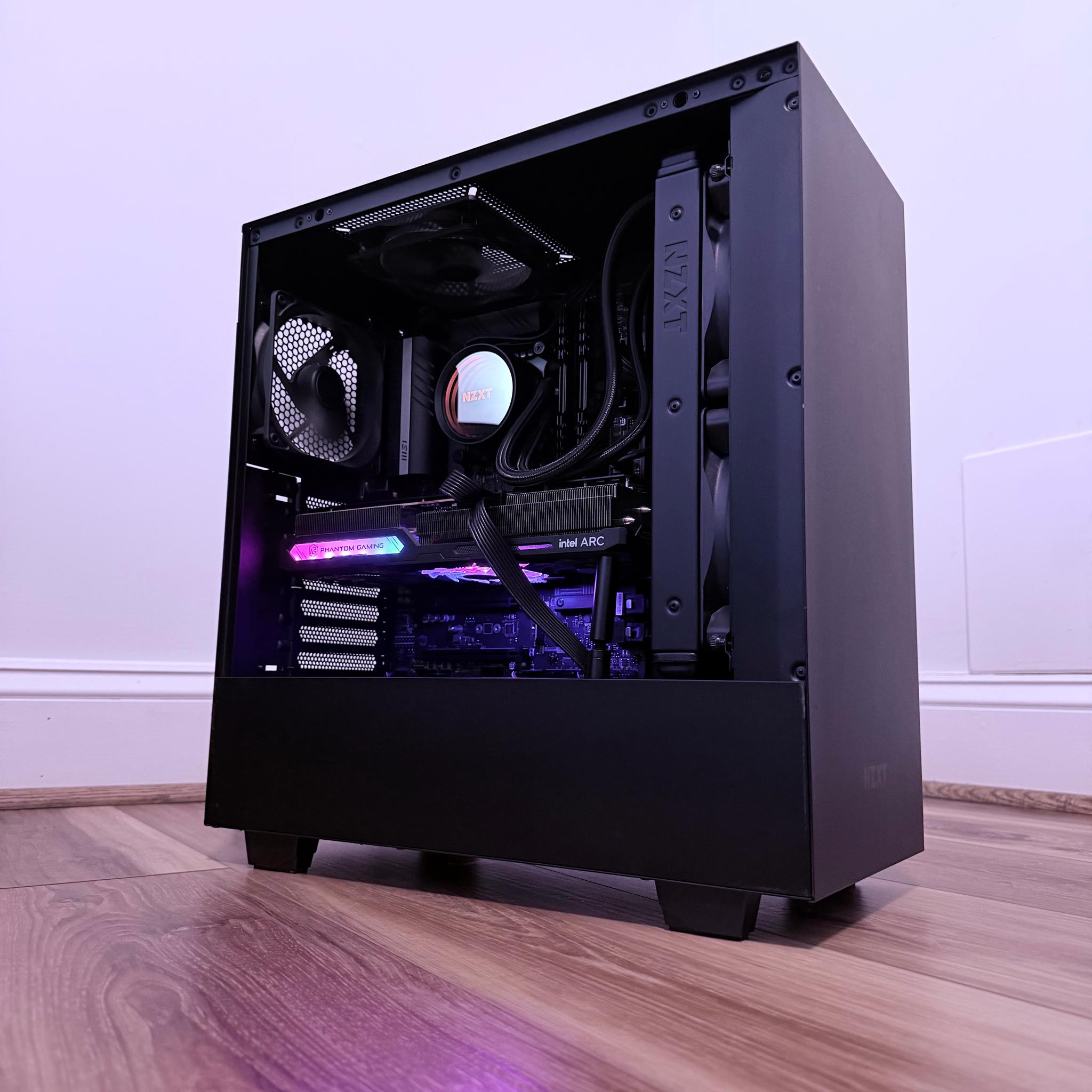 🖤😍"Black Beauty"😍🖤 | 1080/1440p Gaming | Arc A770 | i7 11700K | 32gb Ram | 1.5TB | WiFi/BT