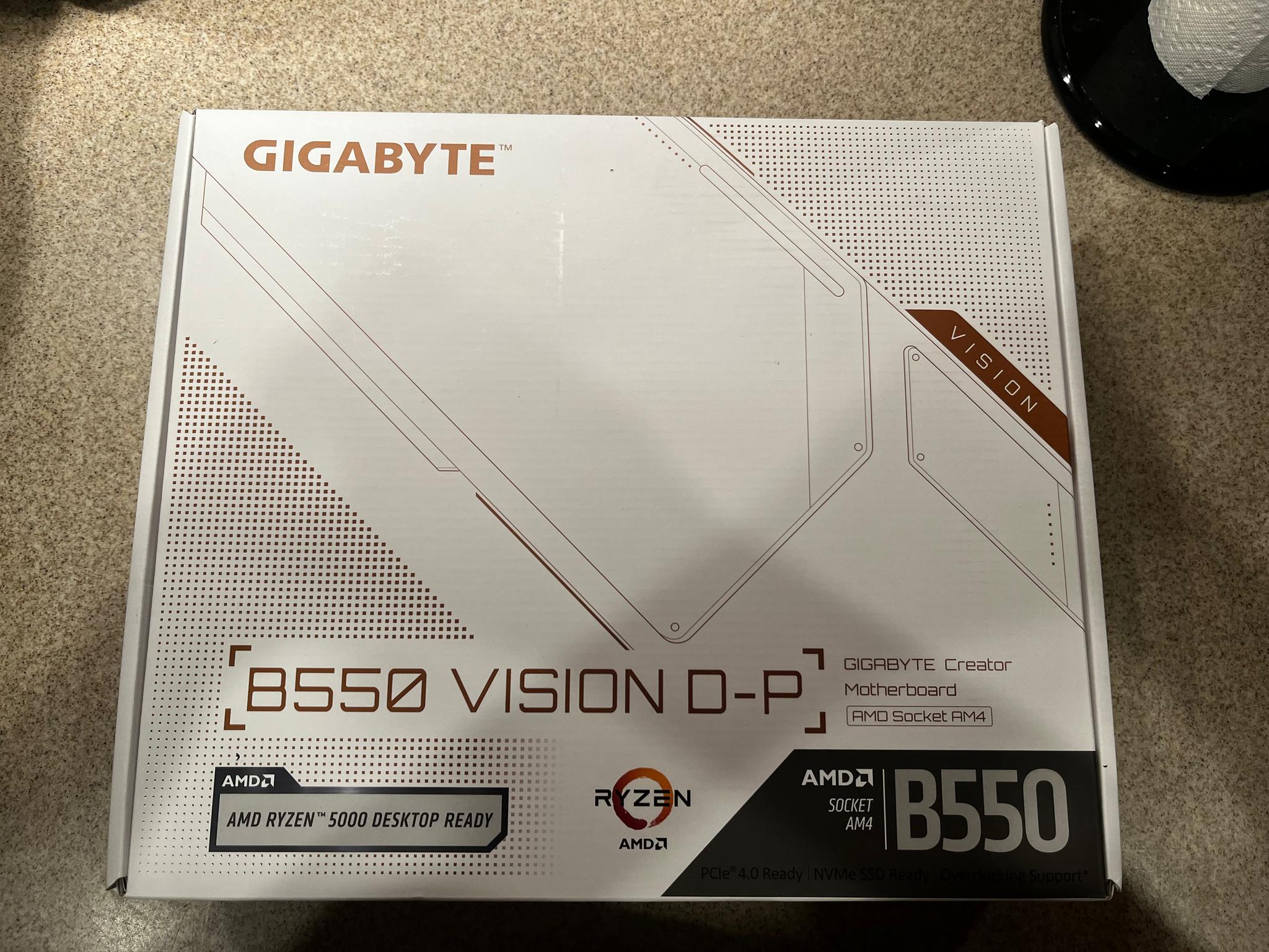B550 vision d-p white Amd