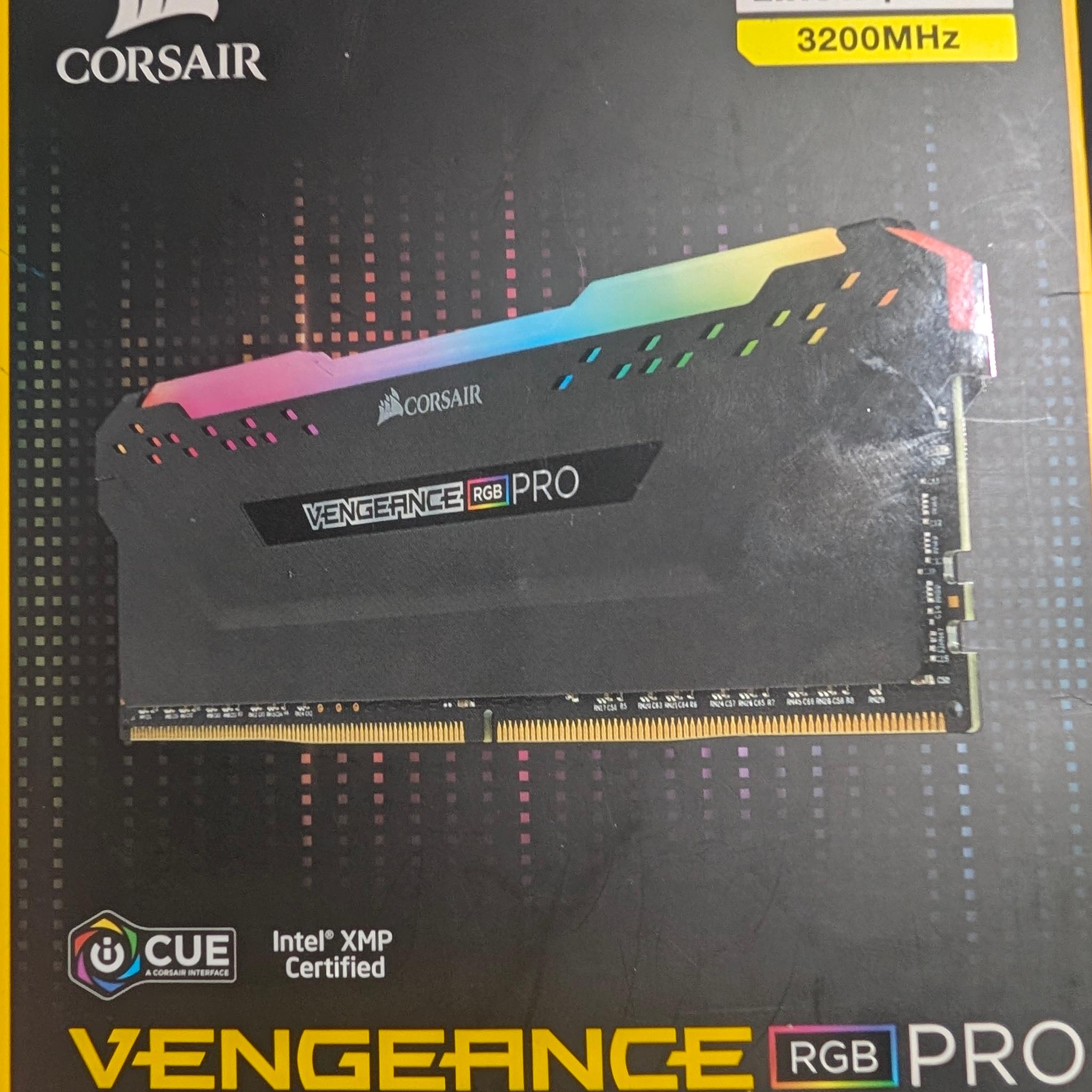 32gb Corsair Vengeance RGB Pro **DDR4** 3200mhz