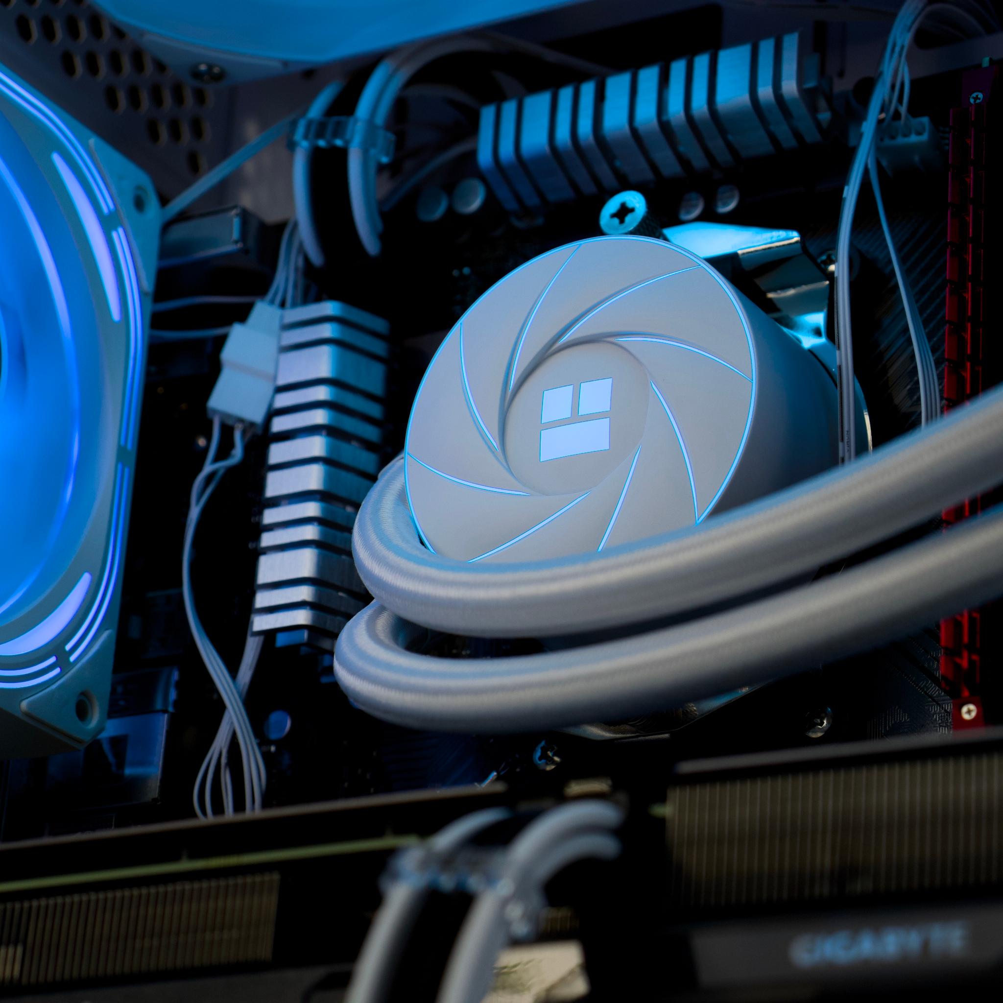 ❄️🧊💎 Whiteout 1440P Gaming PC | RX 9060 XT 16GB, Ryzen 7 5800X, 32GB RAM, 1TB | ❄️🧊💎