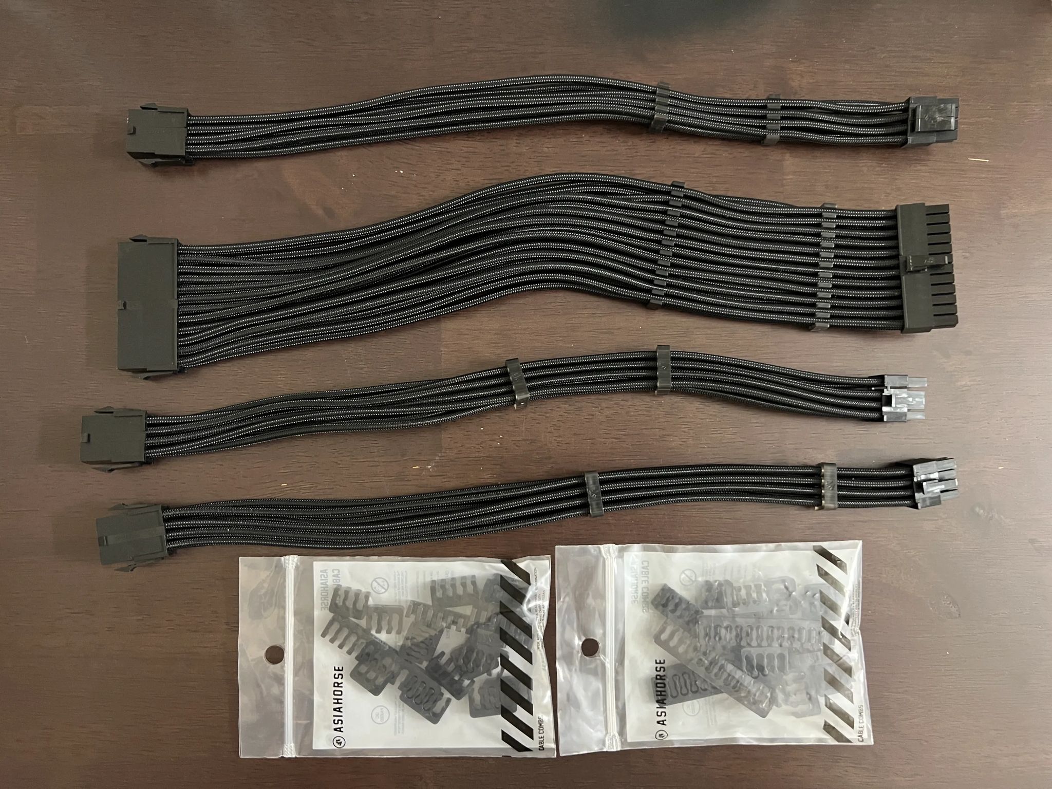 Bundle! Thermaltake SMART 700W 80+ White Power Supply + AsiaHorse 18AWG PSU Cable Extensions