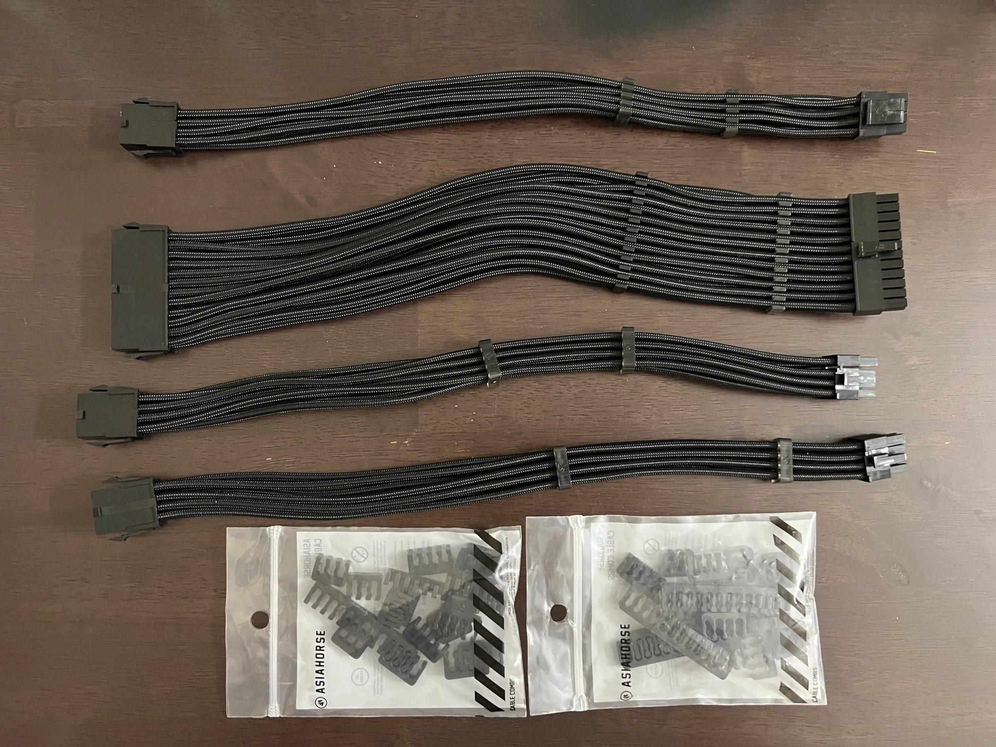 Bundle! Thermaltake SMART 700W 80+ White Power Supply + AsiaHorse 18AWG PSU Cable Extensions