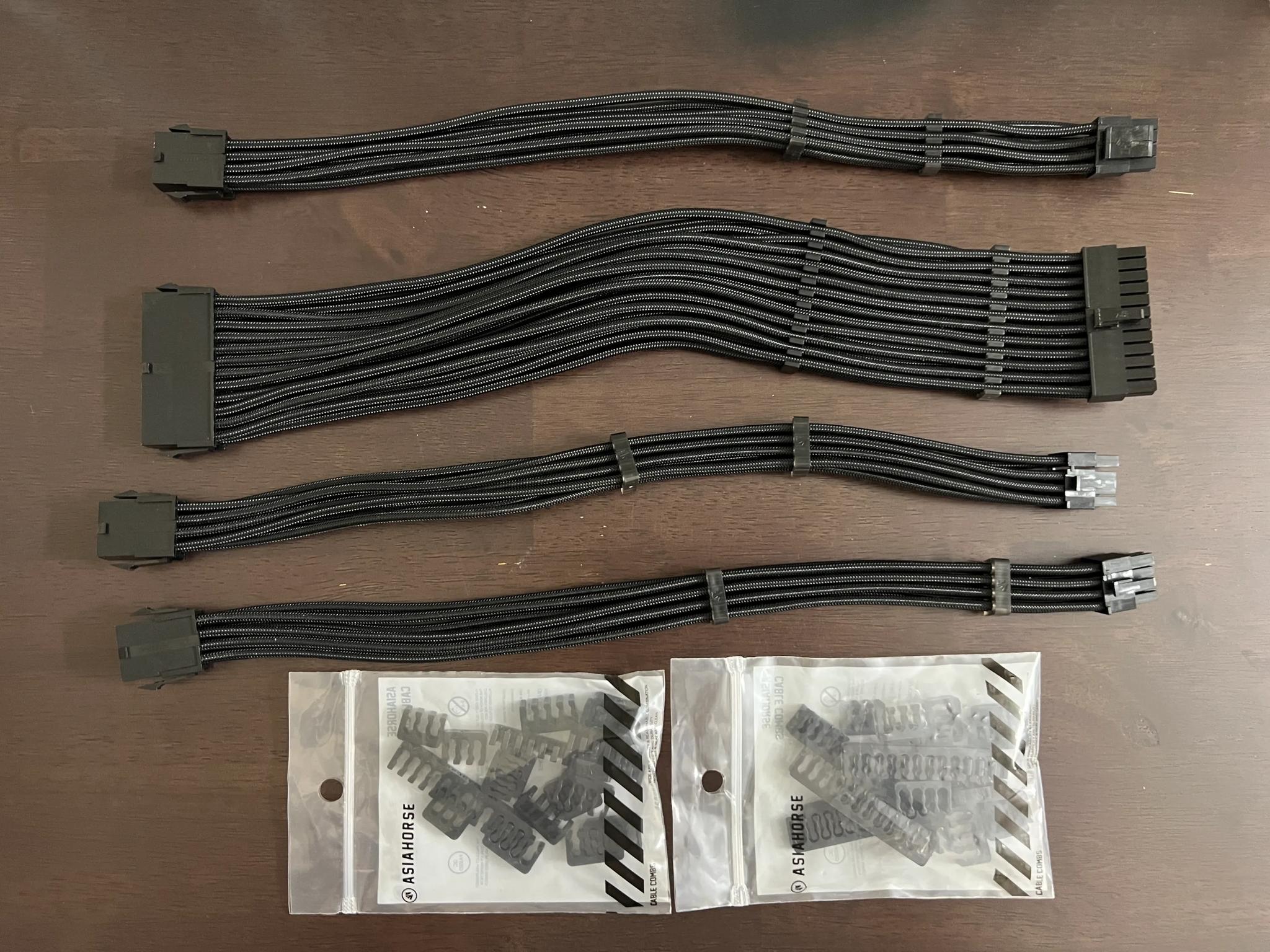 Bundle! Thermaltake SMART 700W 80+ White Power Supply + AsiaHorse 18AWG PSU Cable Extensions