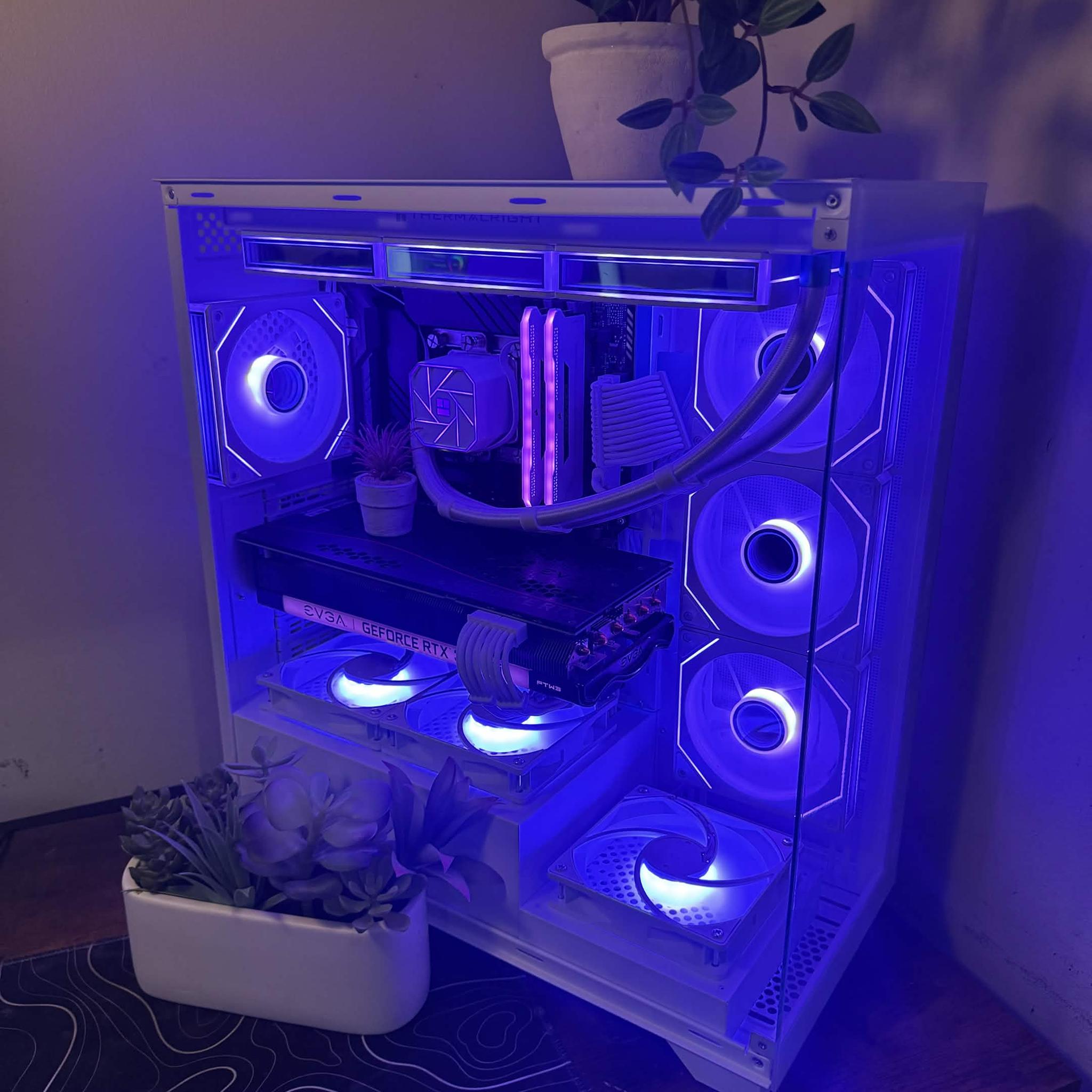 🤍 White/Black "Panda" High End PC 🖤 - Intel i9 | RTX 3070 Ti | 32GB DDR4 3600 | 1TB Samsung SSD