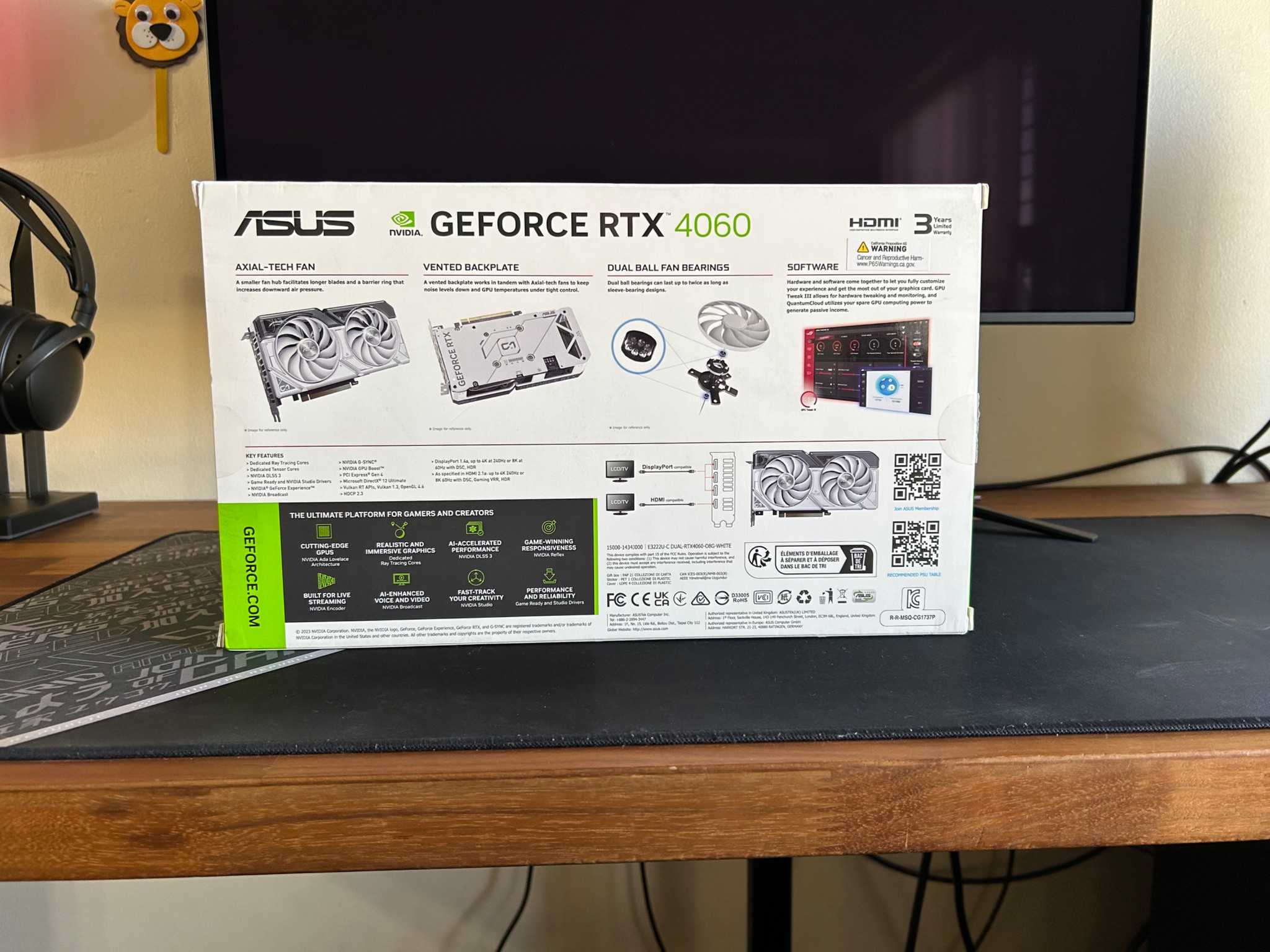 Asus Dual RTX 4060 OC (White)