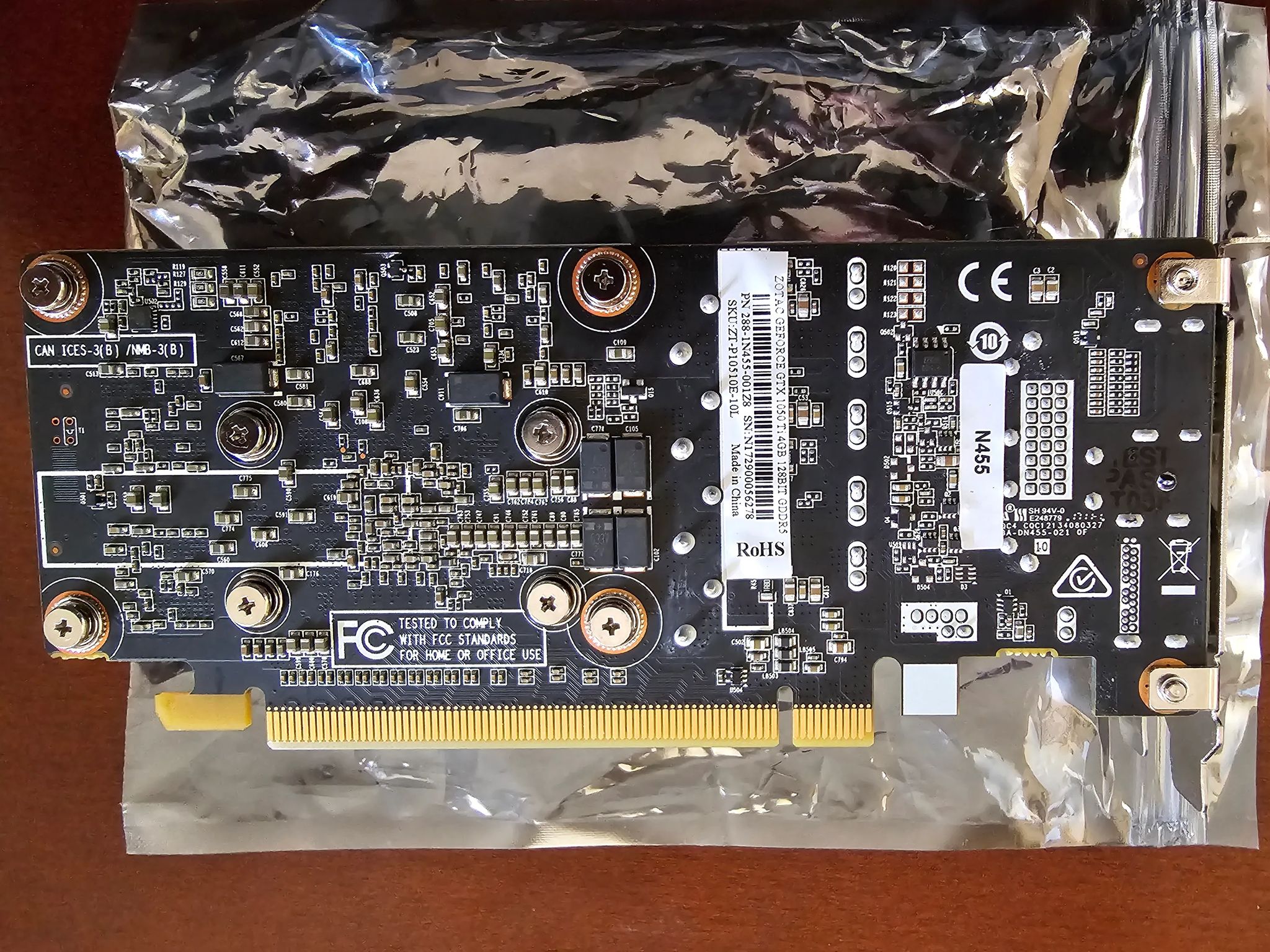 Zotac GTX 1050 Ti - Parts