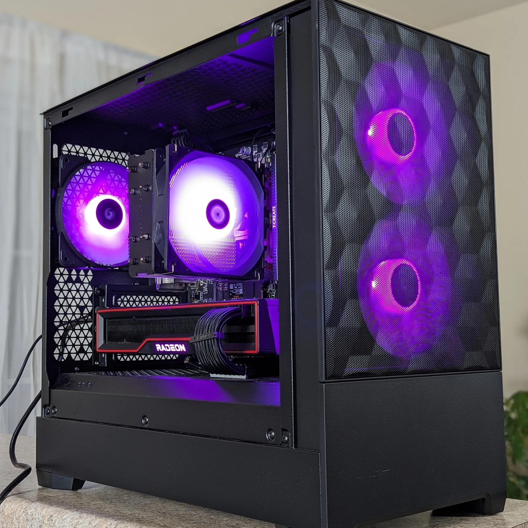 High End Ryzen Gaming PC - Ryzen 5 7500F - RX 6800 XT