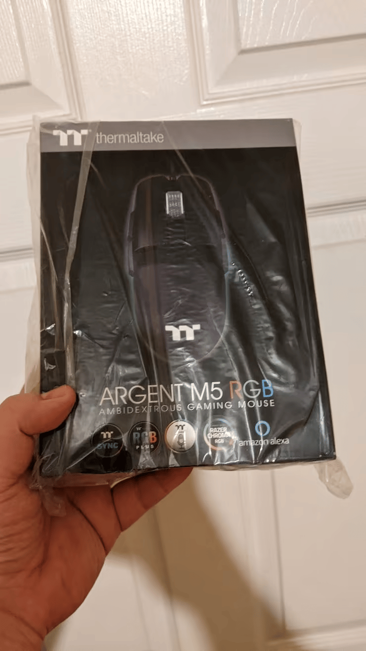 BNIB Thermaltake Argent M5 Wired RGB Gaming Mouse