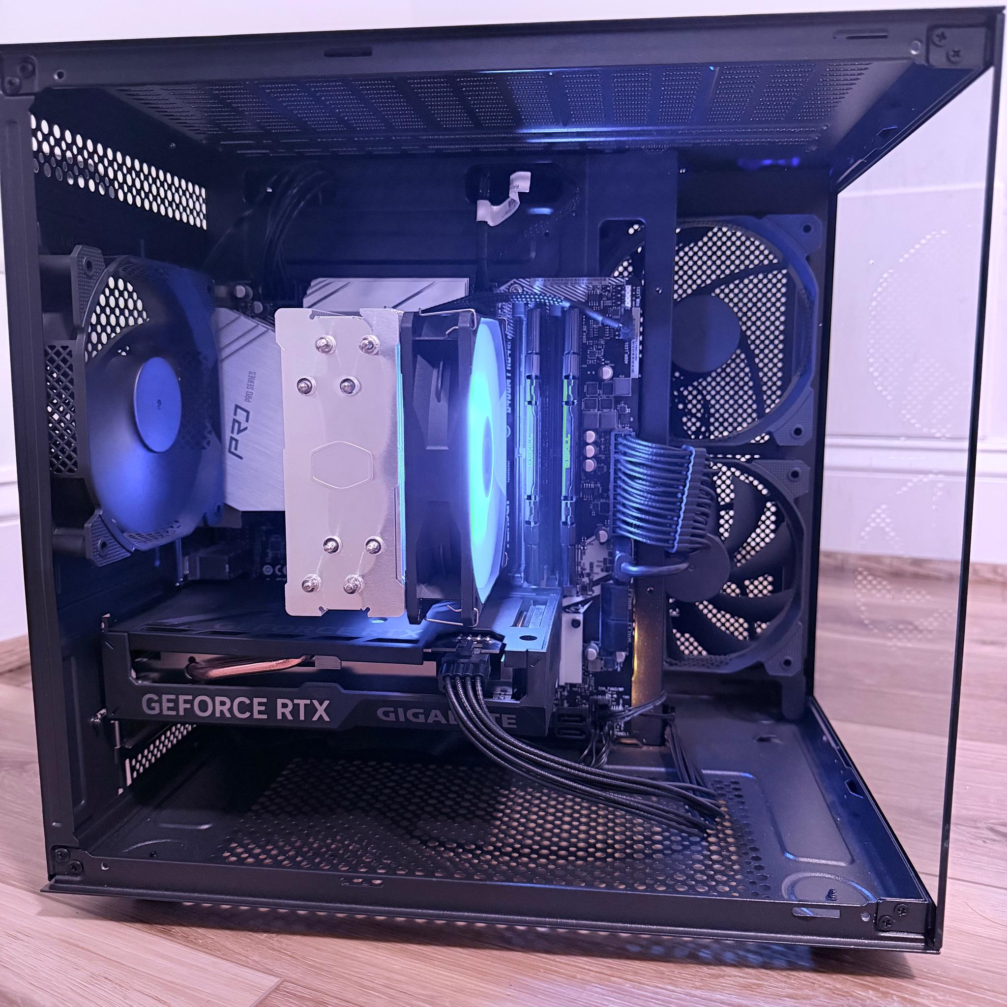🖤👹"Black Beast"👹🖤| 1080/1440p Gaming | RTX 4060 | i5 10400 | 32gb DDR4 | 1tb SSD | WiFi/BT
