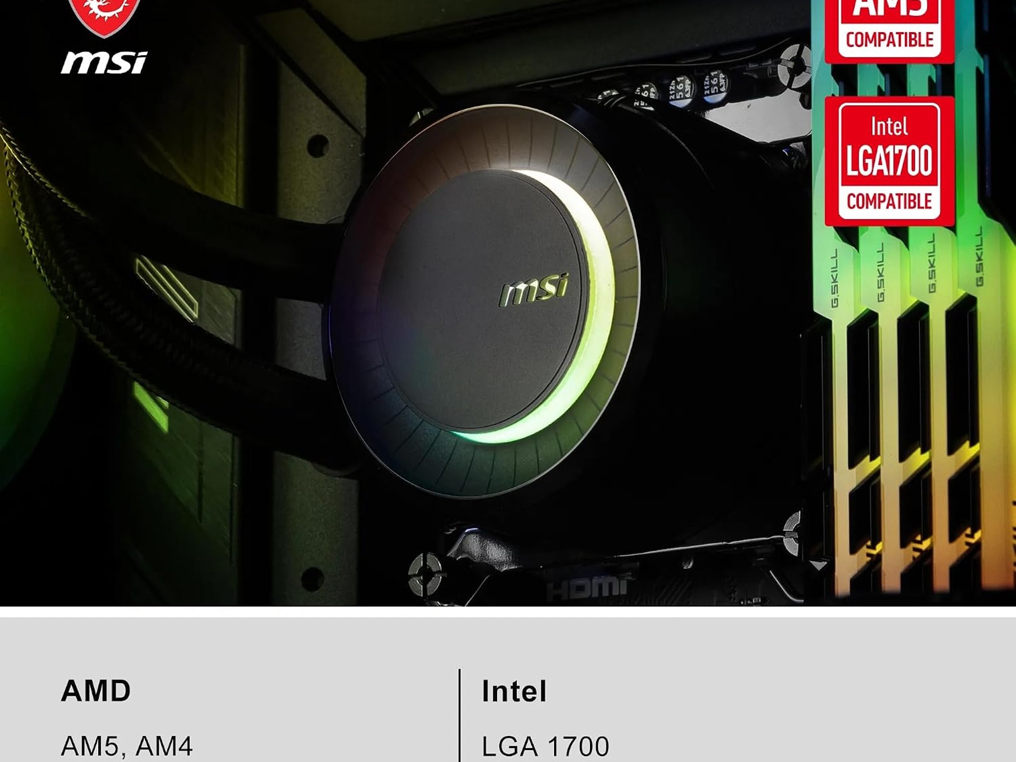 New MSI MAG CORELIQUID E240 AIO CPU Liquid Cooler