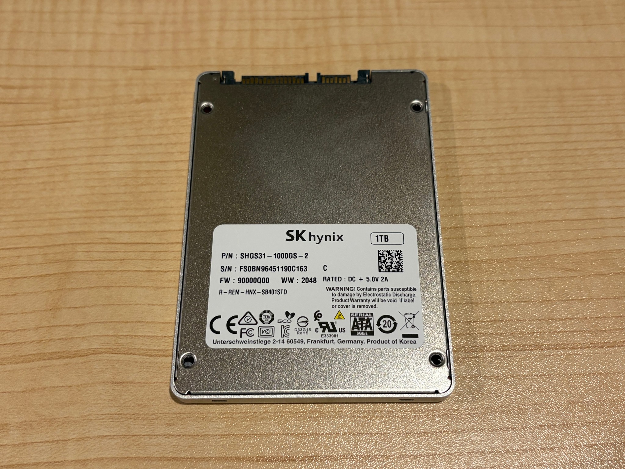 SK Hynix Gold S31 1TB SATA SSD