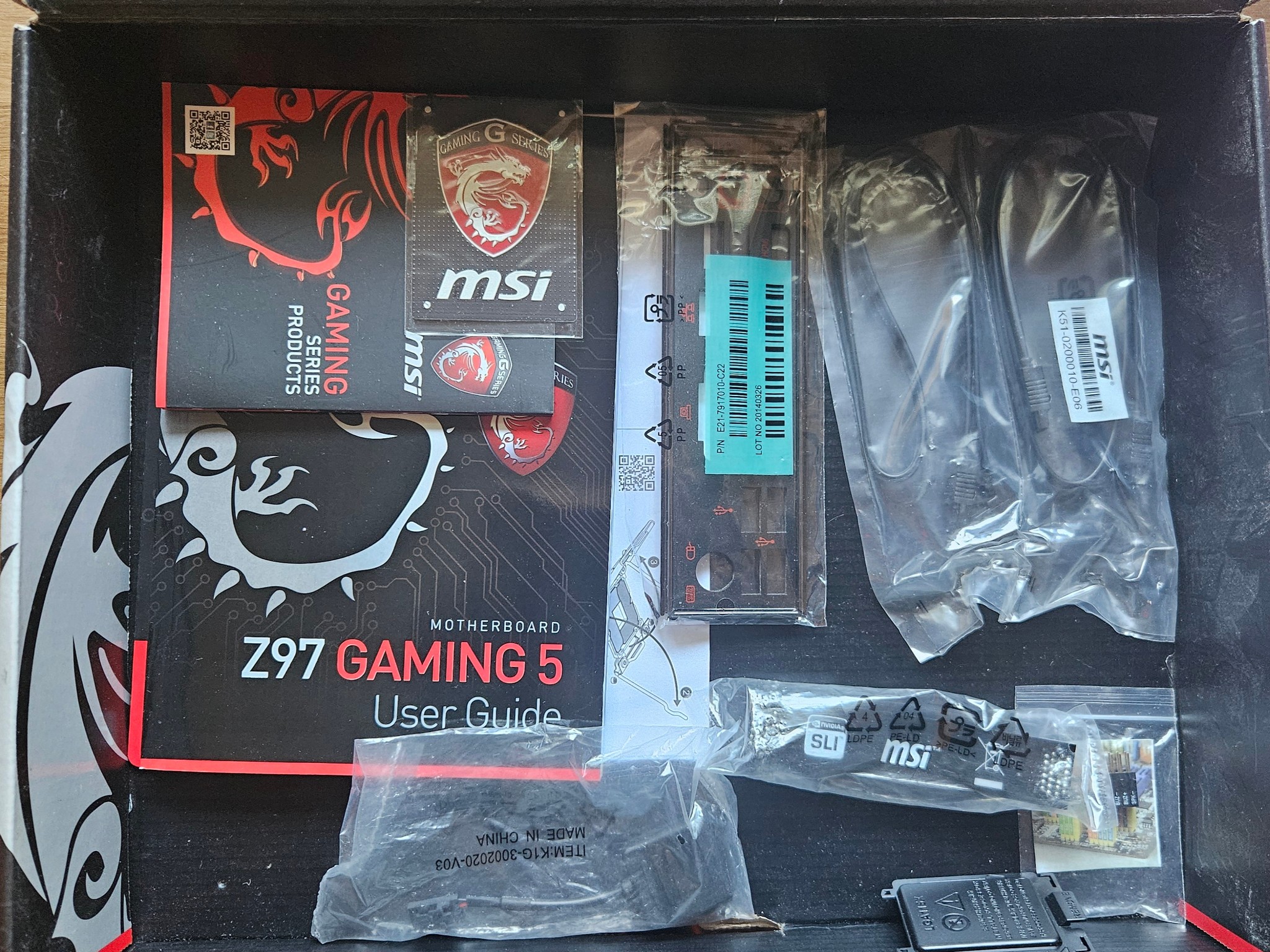 MSI Z97 Gaming 5 ATX Gaming MB & Intel i5-4590T