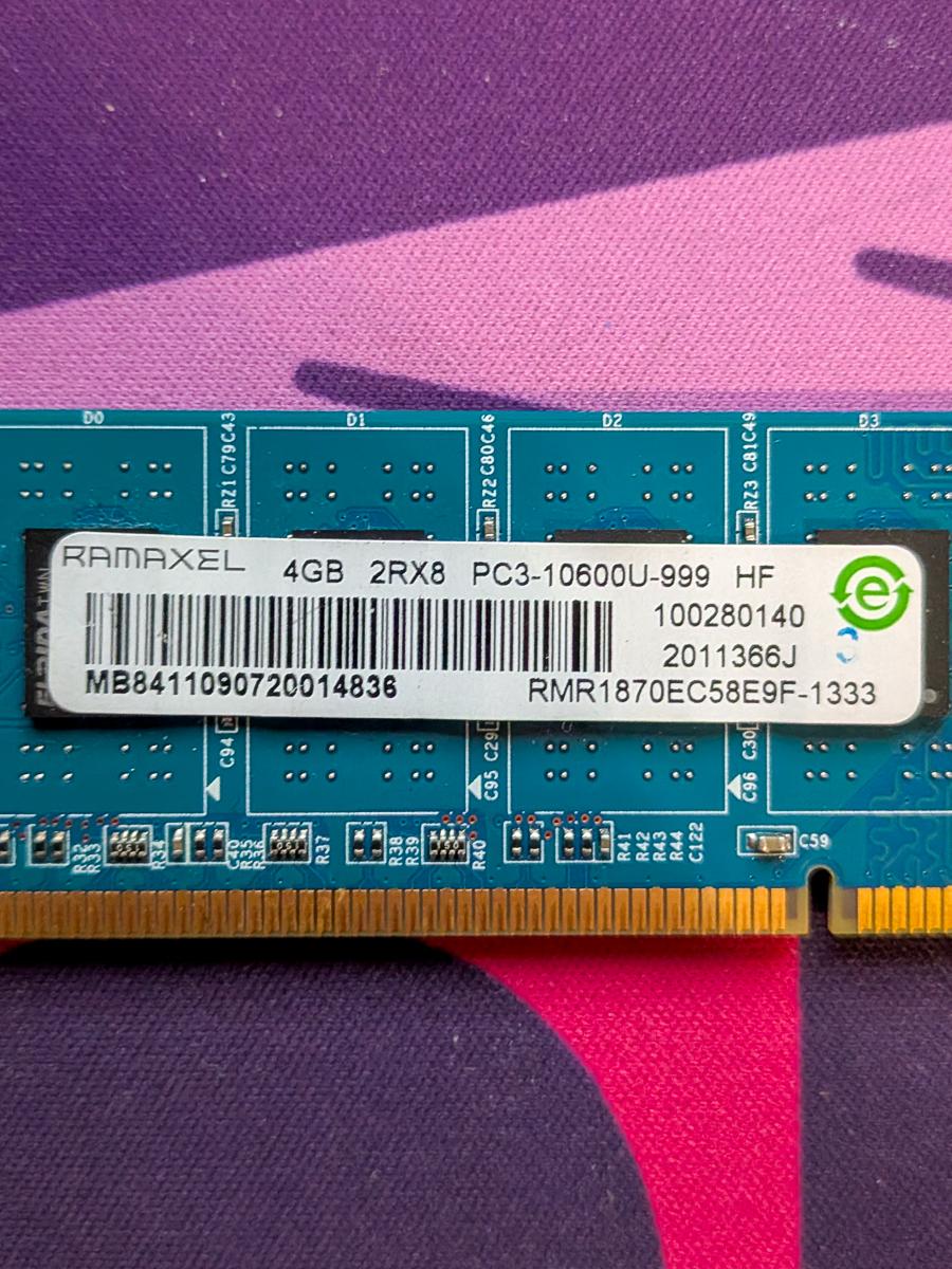 12GB Assorted DDR3 4x 2GB 1x 4GB