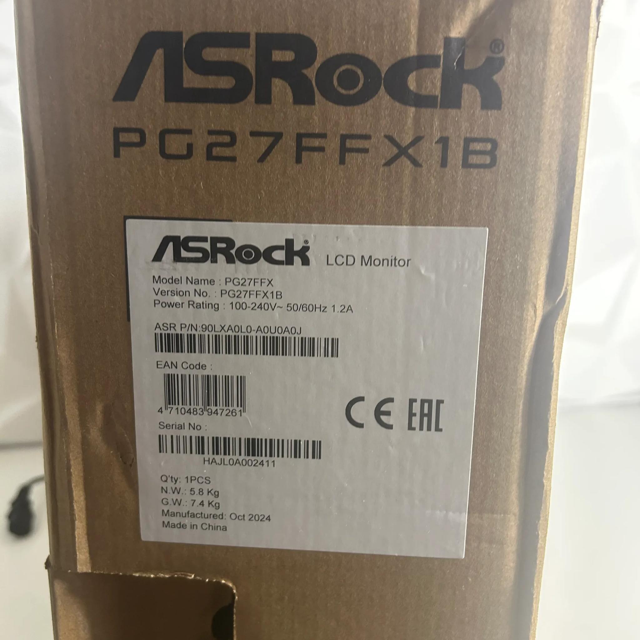 ASROCK Gaming Monitor - 520Hz, 1080P