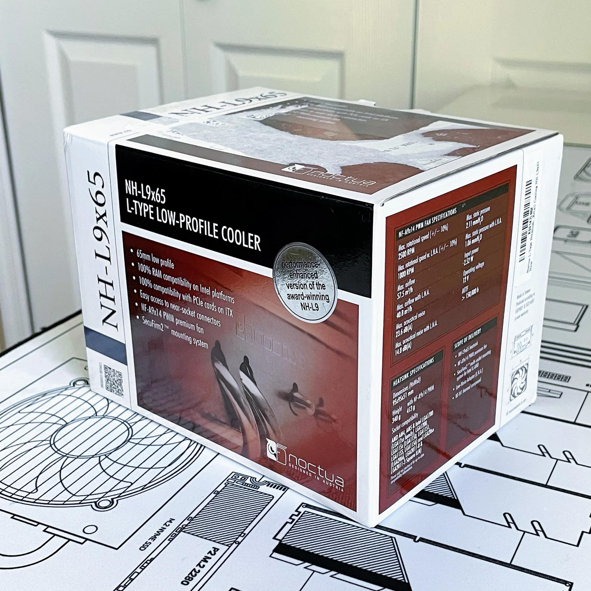 Noctua NH-L9x65 L-TYPE LOW-PROFILE CPU COOLER - Intel and AMD