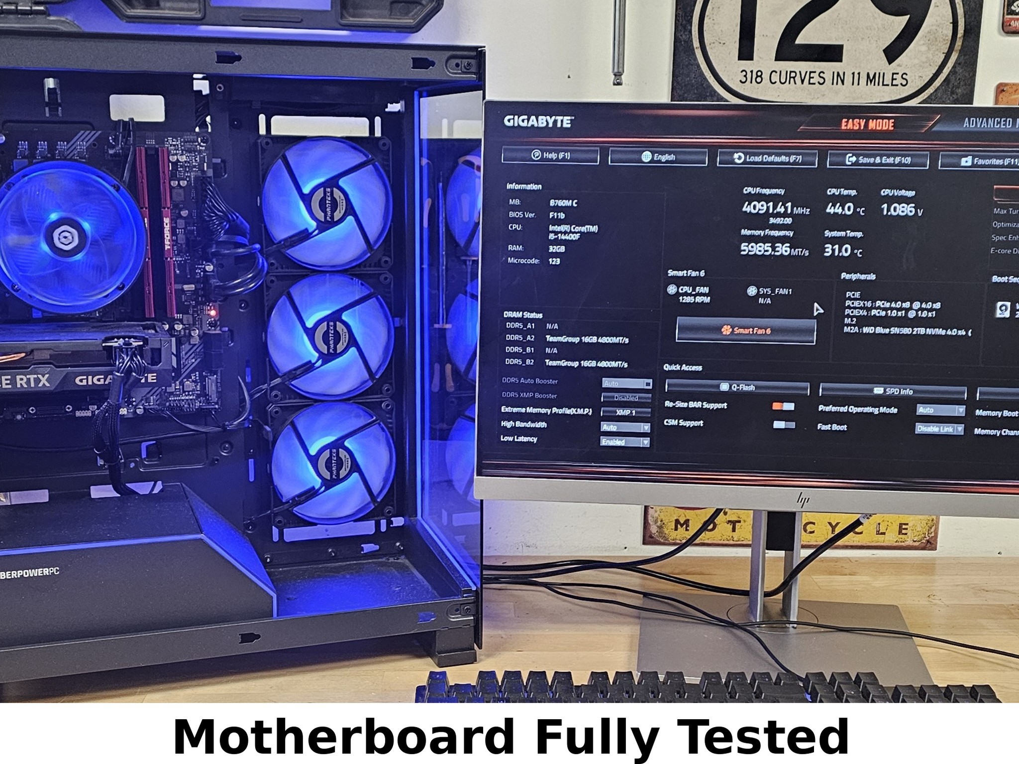Gigabyte B760 LGA1700 ATX Motherboard DDR5 - Intel LGA1700