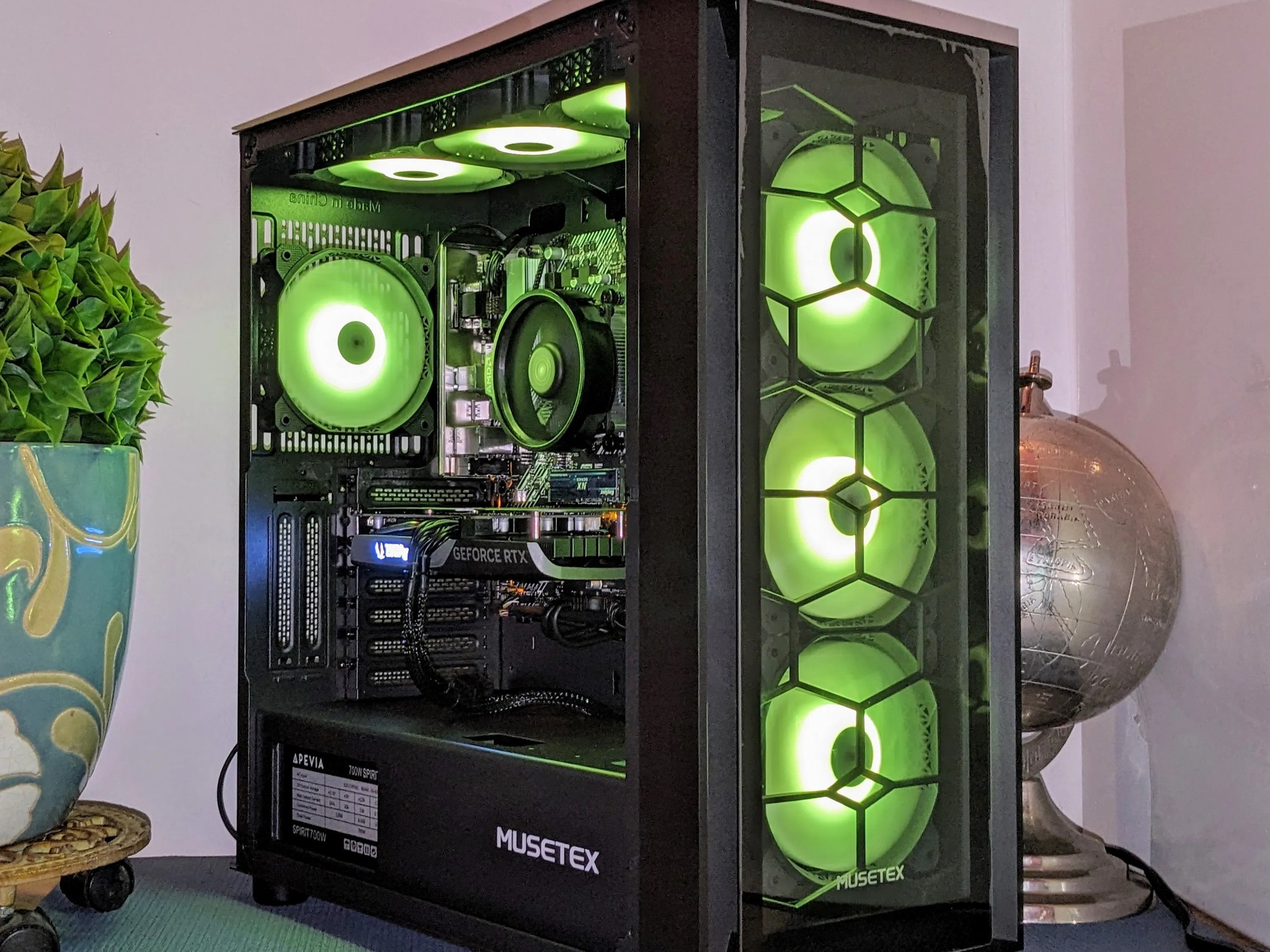 🔥⚫️DeNt SALE⚫️| RTX 4060| Ryzen 5| 32GB DDR4 RAM| 1TB NVMe| Windows 11 Pro