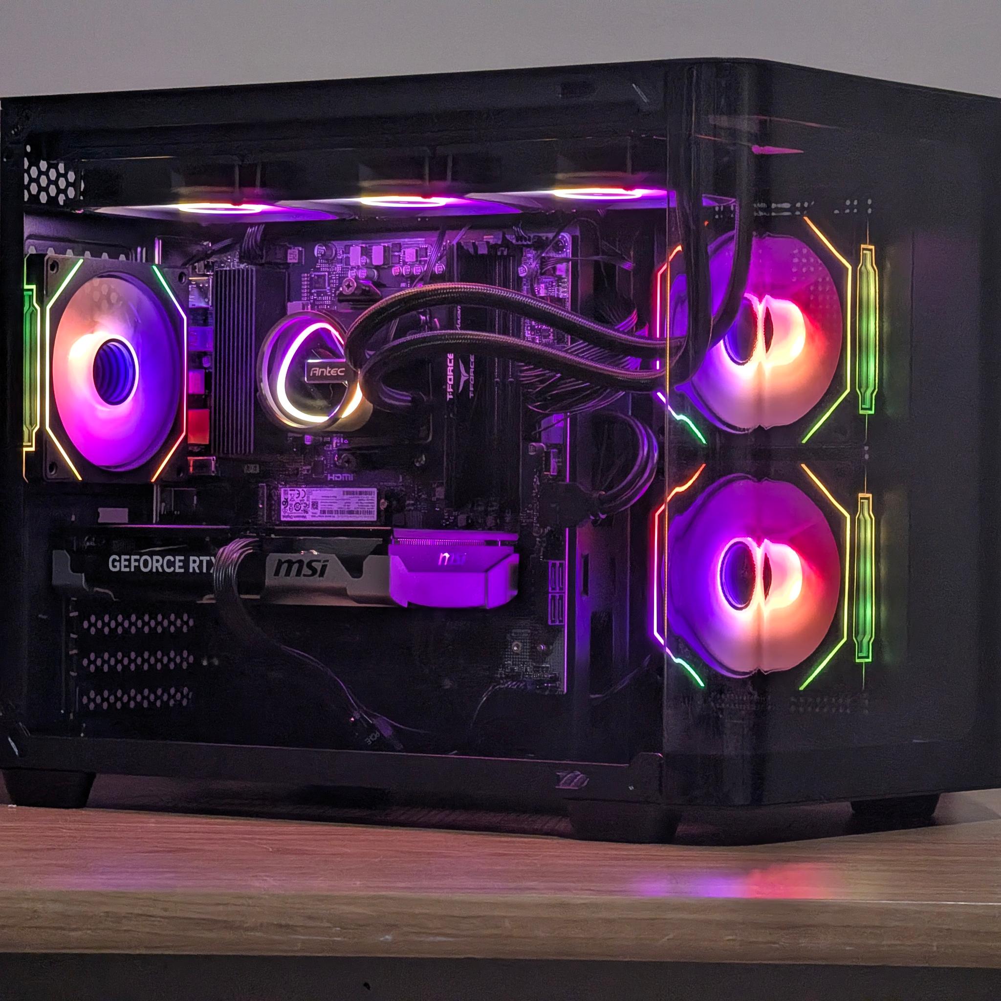 🌈🖤Ryzen 5 7600x | RTX 5060 TI 16GB | 16GB DDR5 | 1TB SSD | Gaming PC🖤🌈