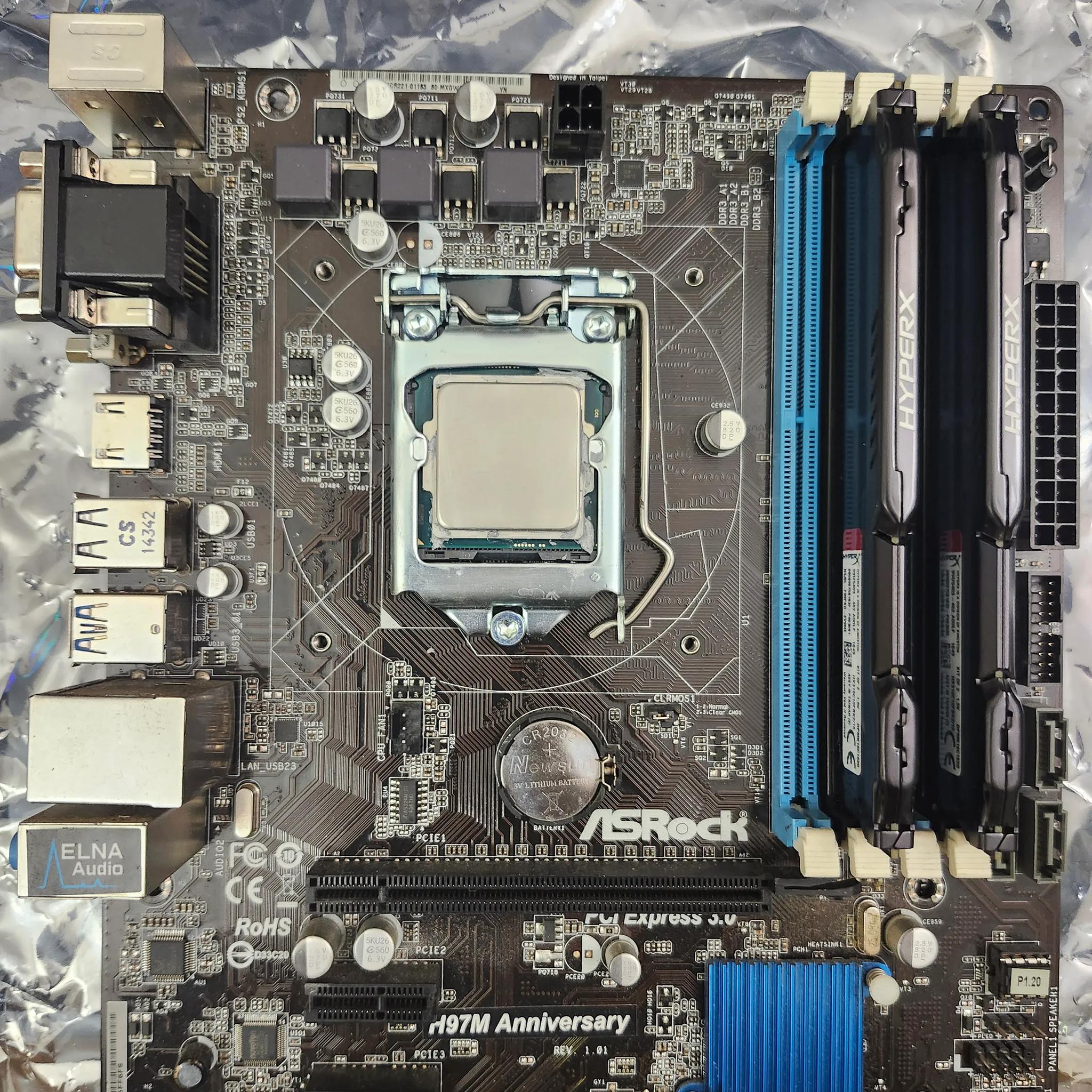 Budget motherboard and cpu ram combo INTEL i7 4790 , 16GB RAM ddr3,  4-5gen Intel motherboard ddr3
