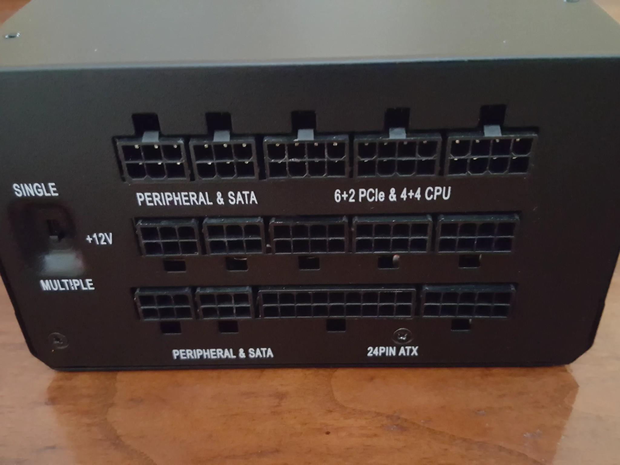 Corsair HX1200 Power Supply | 80+ Platinum (Open box, Includes everything)