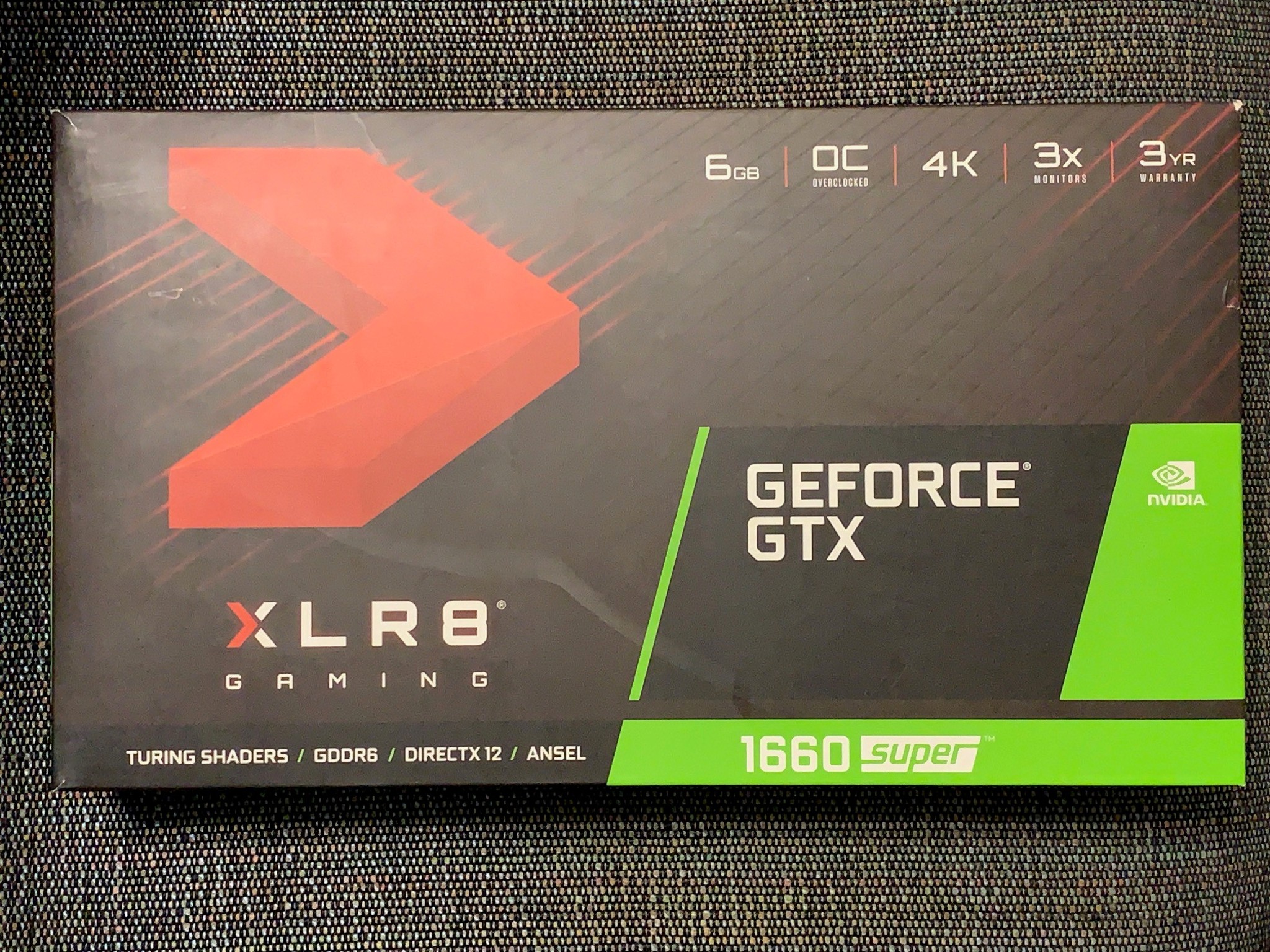 PNY GeForce GTX 1660 SUPER 6GB XLR8 Gaming Overclocked Edition, Used.