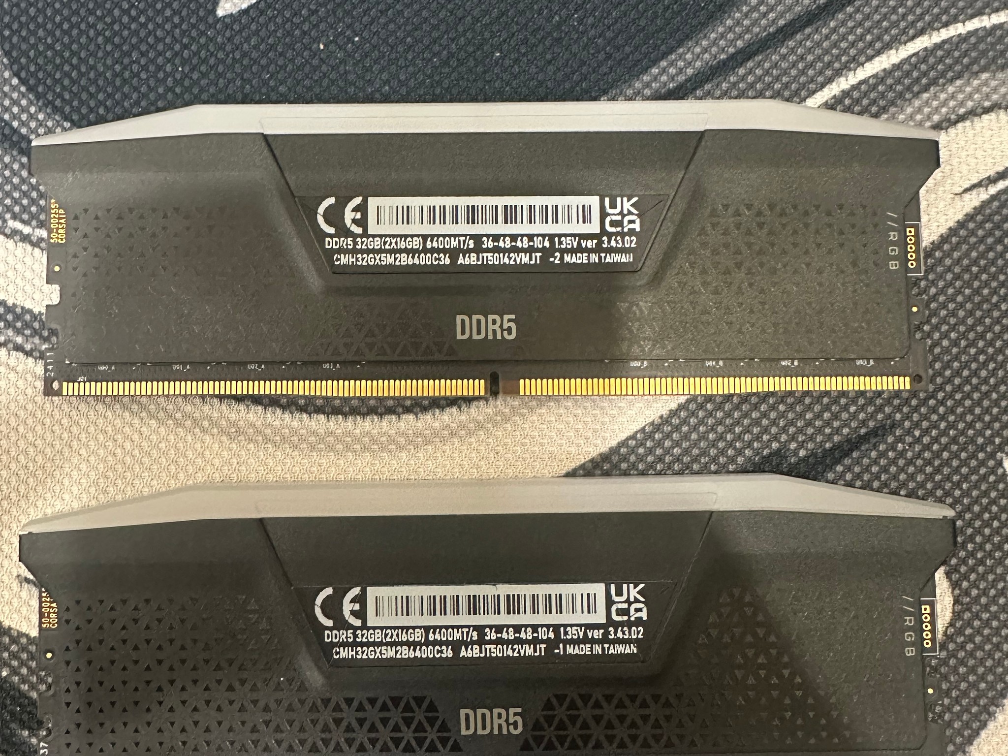 Corsair Vengeance DDR5 6400mt/s