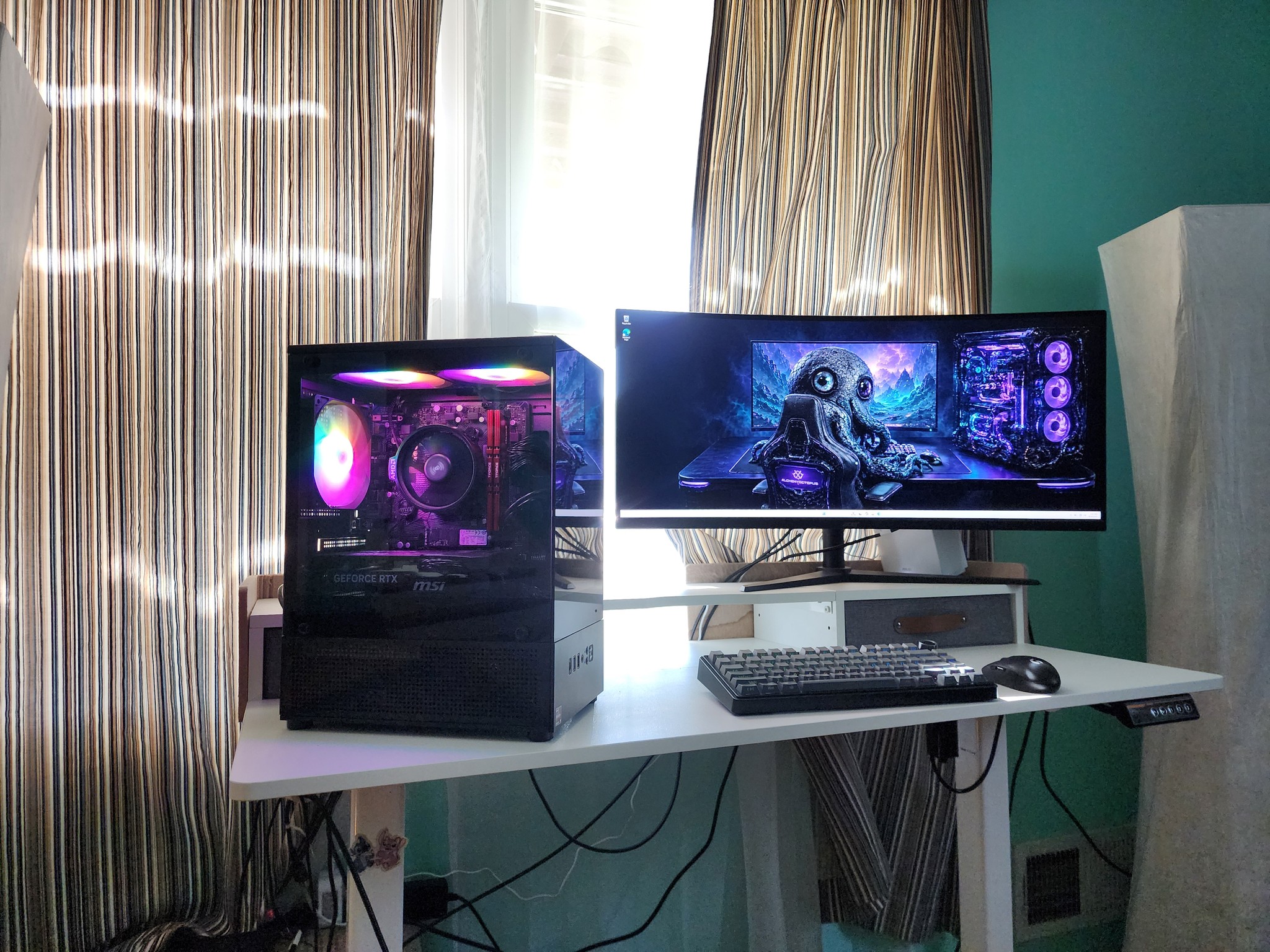 RTX 5050 8GB Gaming PC | Ryzen 5 5500 6-Core | 16GB DDR4-3600 | 512GB NVMe | 600W RGB