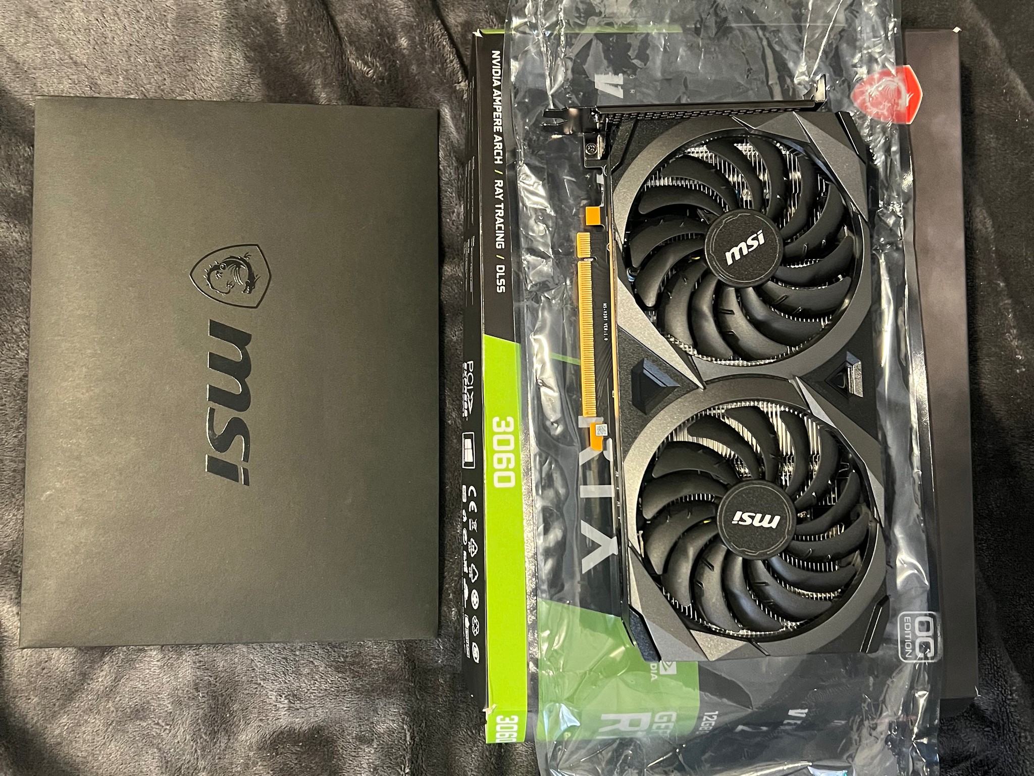 Geforce RTX 3060 Ventus 2x 12G OC- Used in excellent condition