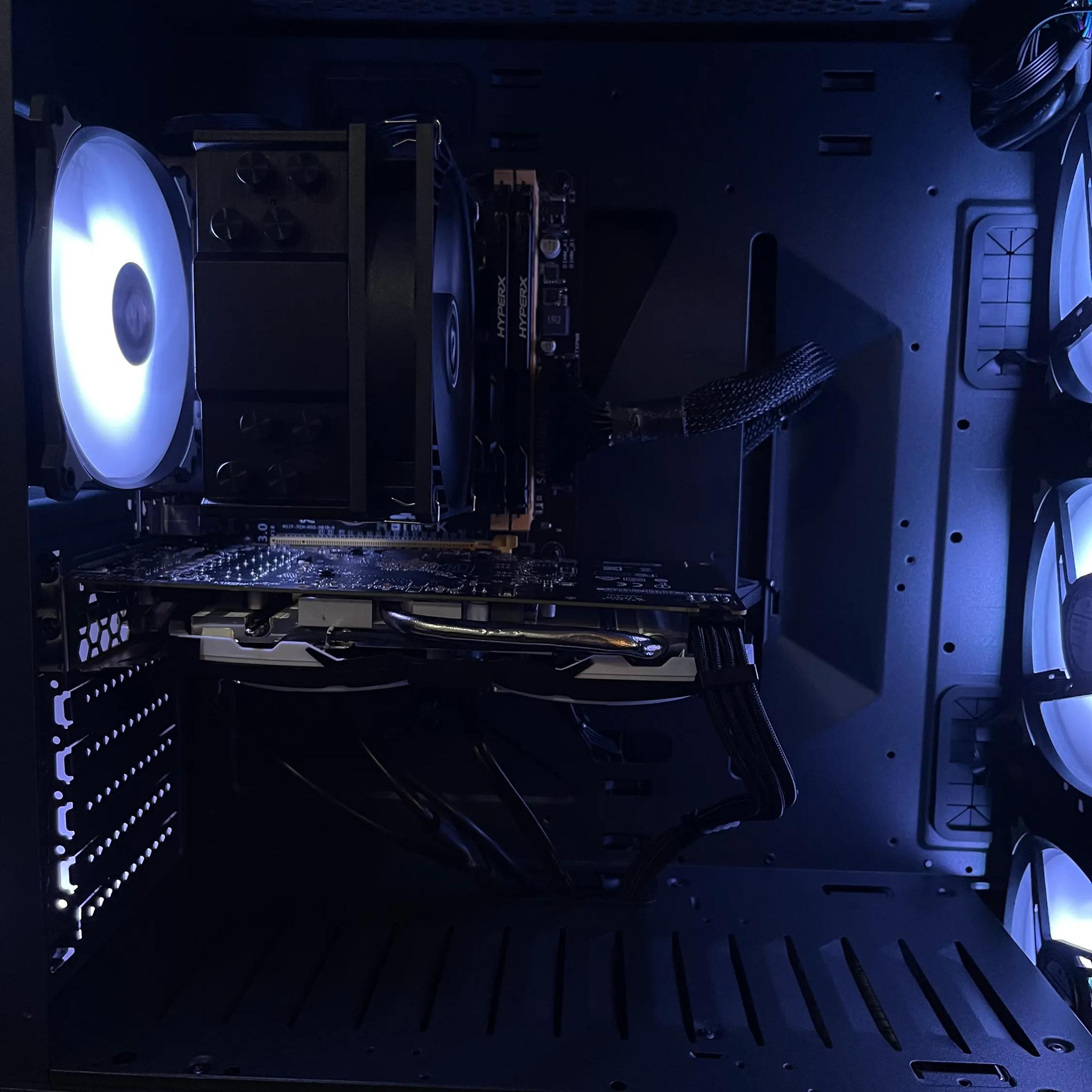 RGB i7 Gaming PC (i7-4770, 16GB RAM, RX 570 8GB, 512GB SSD/1TB HDD)