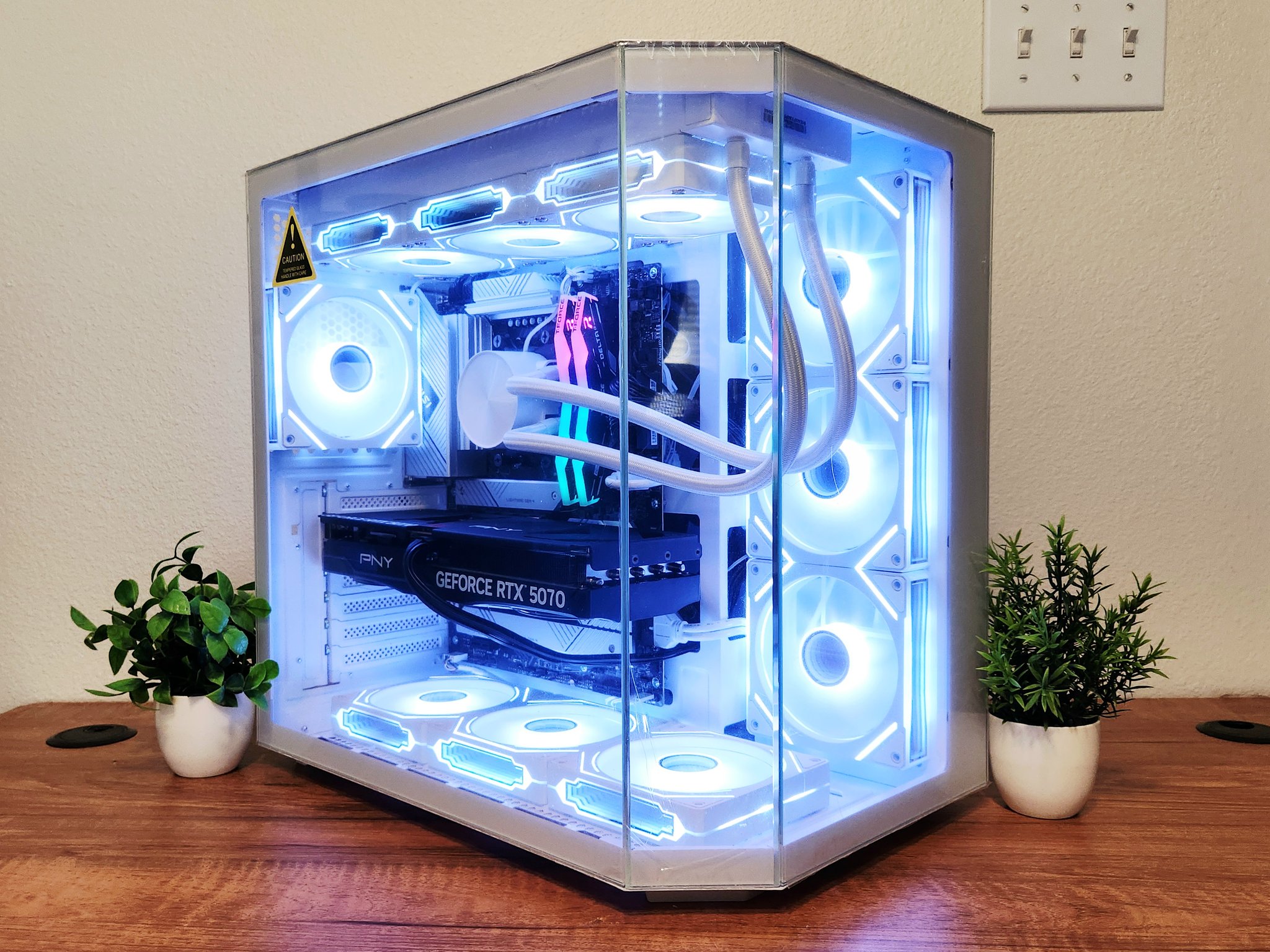 "White Stallion" Gaming PC | RTX 5070 OC | RYZEN 5 7500F | 32GB DDR5 | 1TB M.2 SSD | WINDOWS 11 PRO