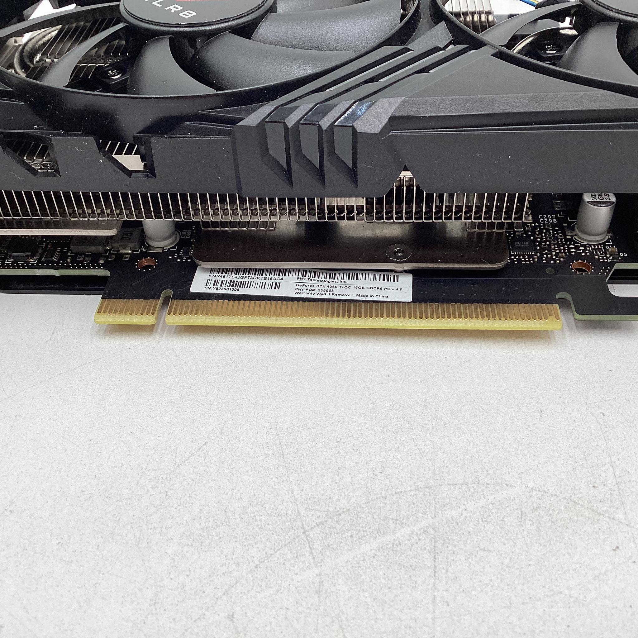 PNY GeForce RTX™ 4060 Ti 8GB XLR8 Gaming Verto™ RGB Triple Fan Graphics Card DLSS 3