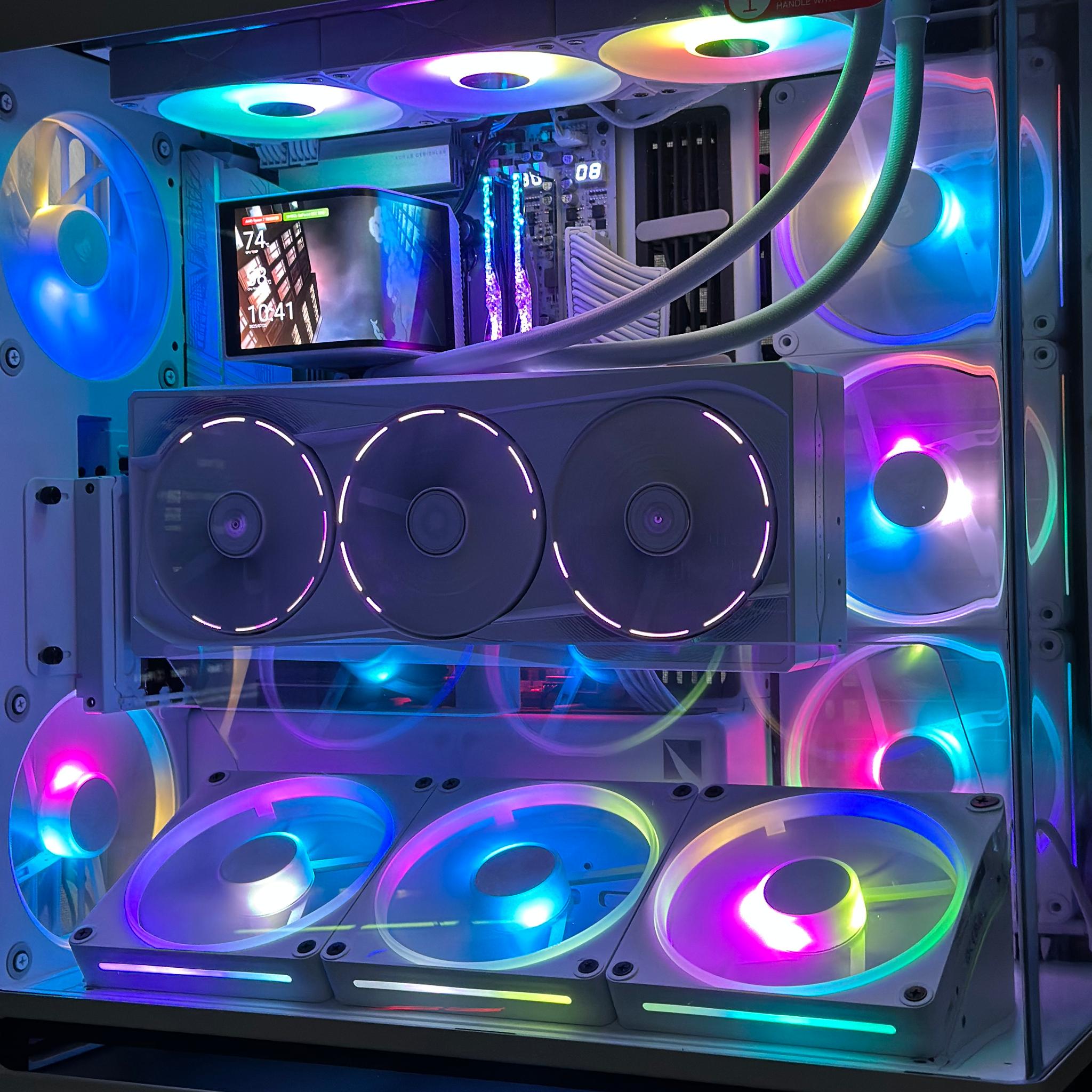 RTX 5090 Master ICE + Ryzen 9800X3D beast PC, 4TB NVMe, 32GB RAM, 4K ready