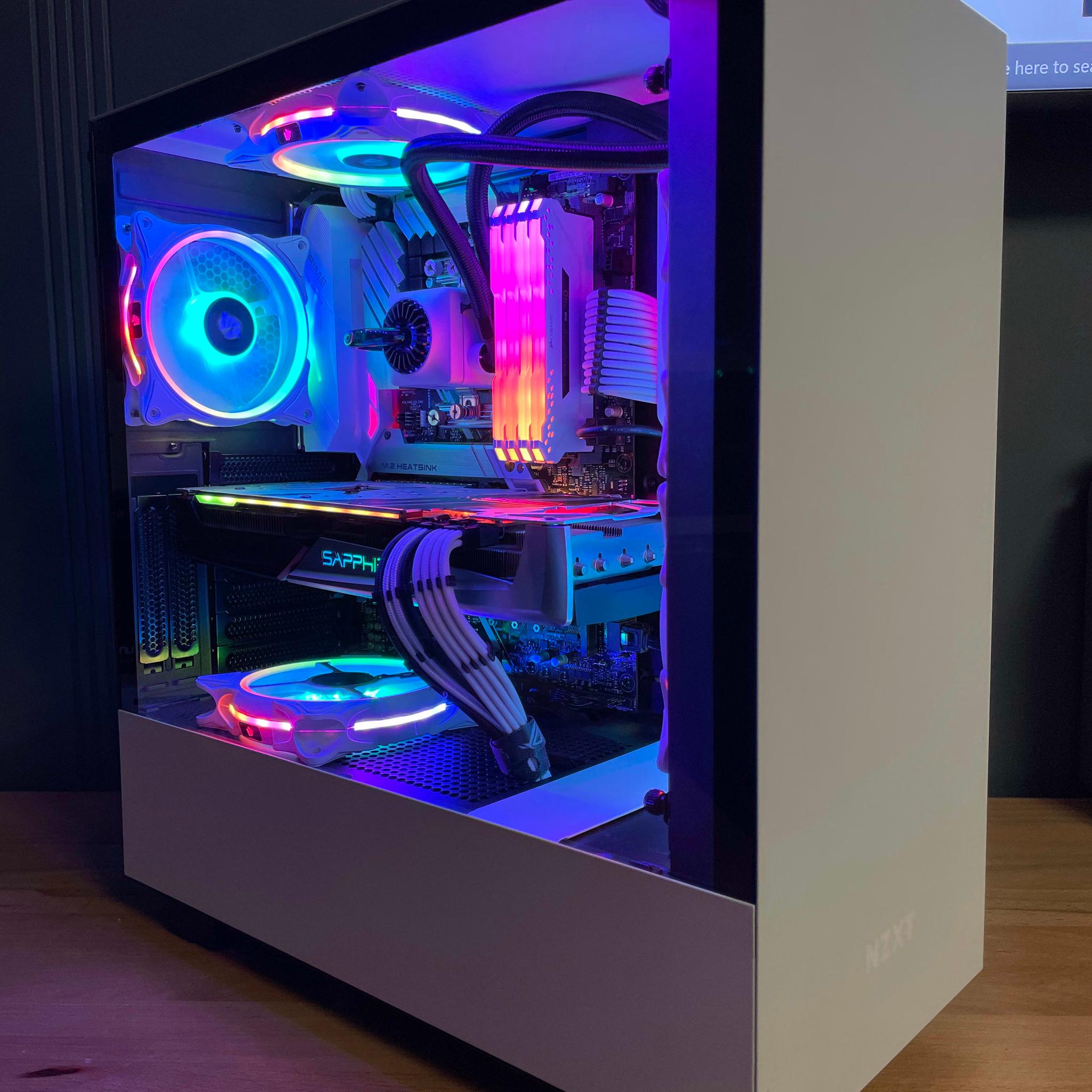 Ryzen 7 + 5700 XT Gaming PC w/ 32GB RAM, 3TB SSD Storage, Windows 10 Pro