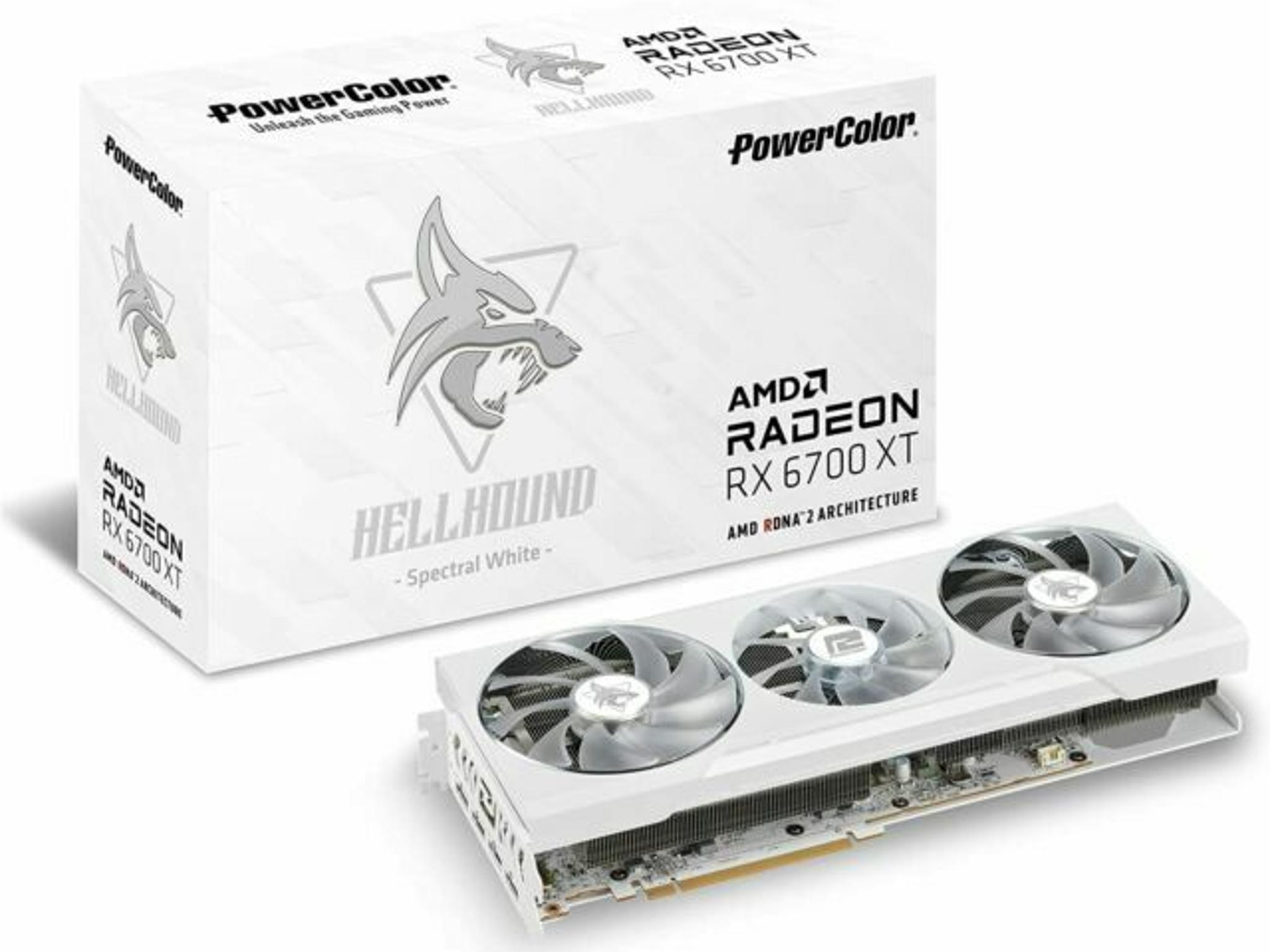 PowerColor Hellhound Spectral White RX 6700XT