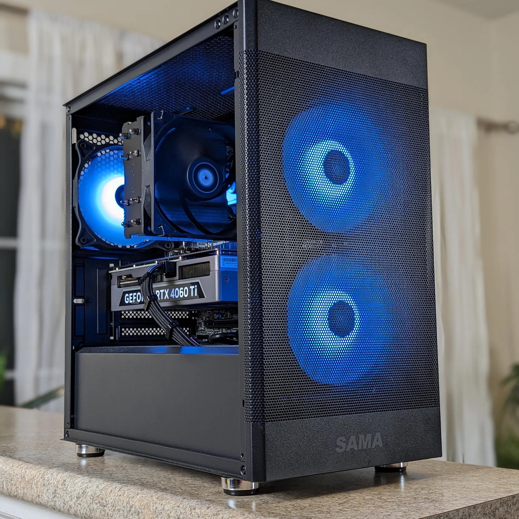 Mid Range Ryzen RGB Gaming PC - Ryzen 5 5600G - RTX 4060 Ti