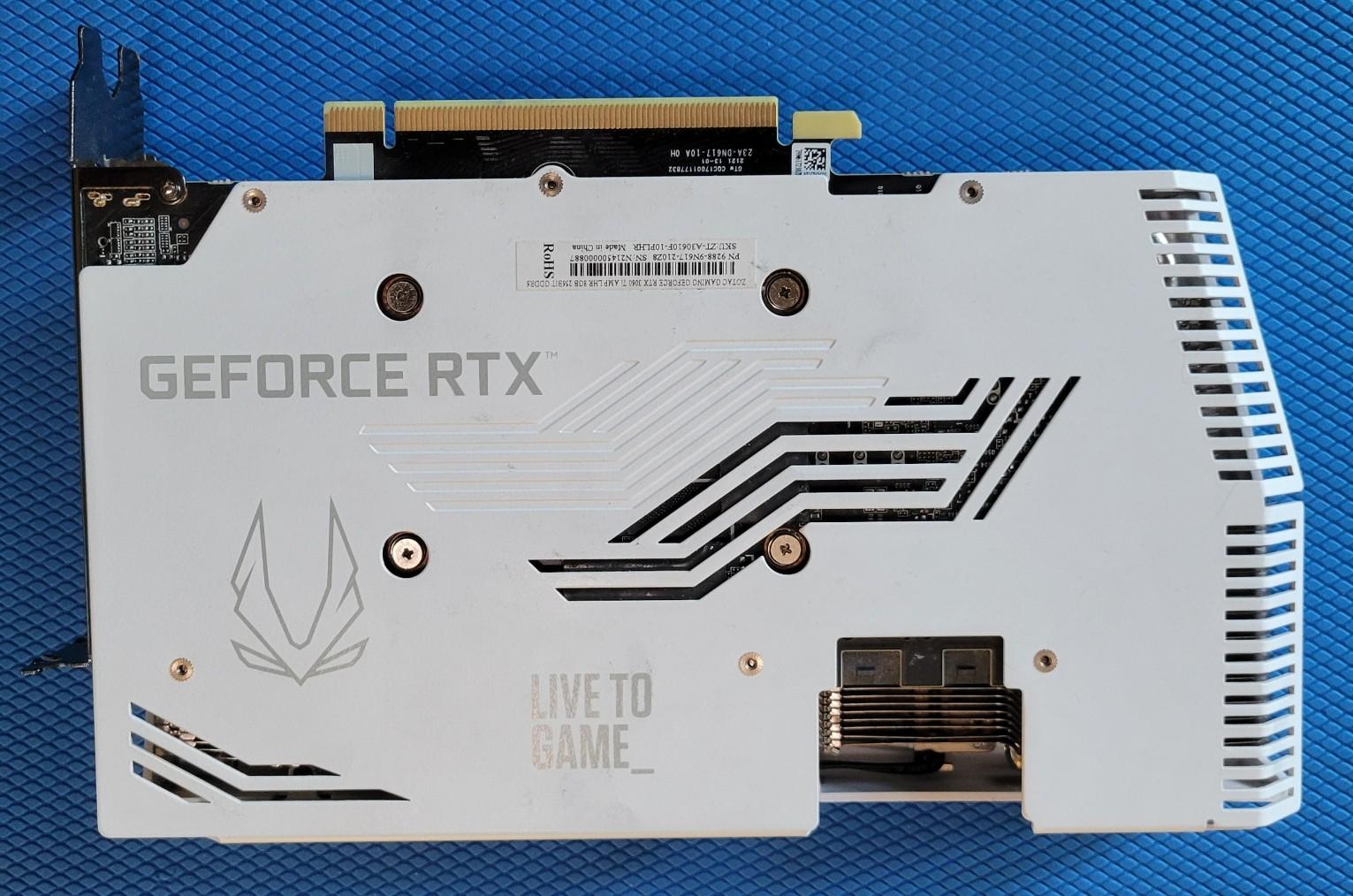 Zotac RTX 3060Ti AMP White Edition Graphics Card