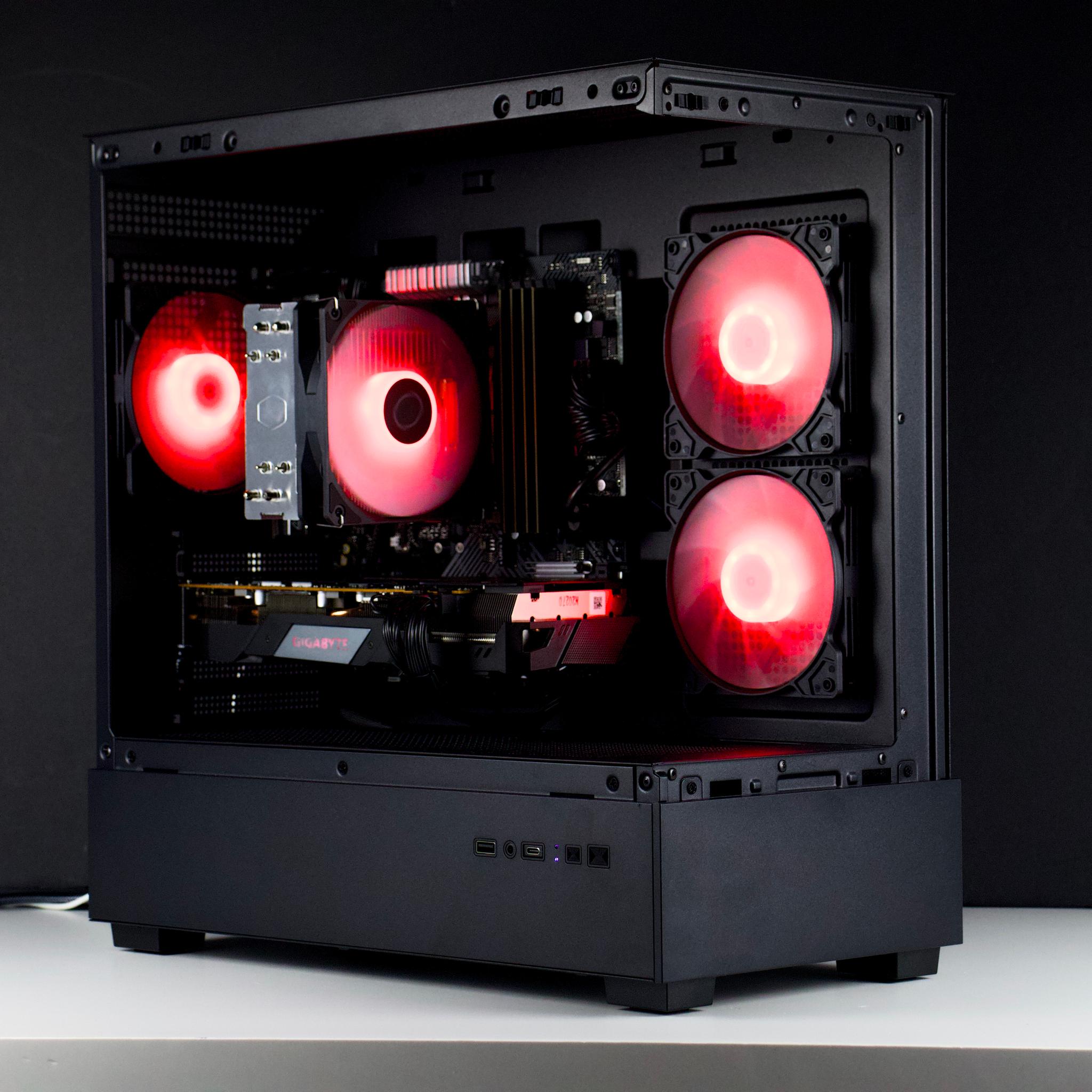 🟥⬛ Gaming PC – RX 5700XT, Ryzen 5 3600, 16GB RAM, 1TB SSD - WiFi, BlueTooth ⬛🟥