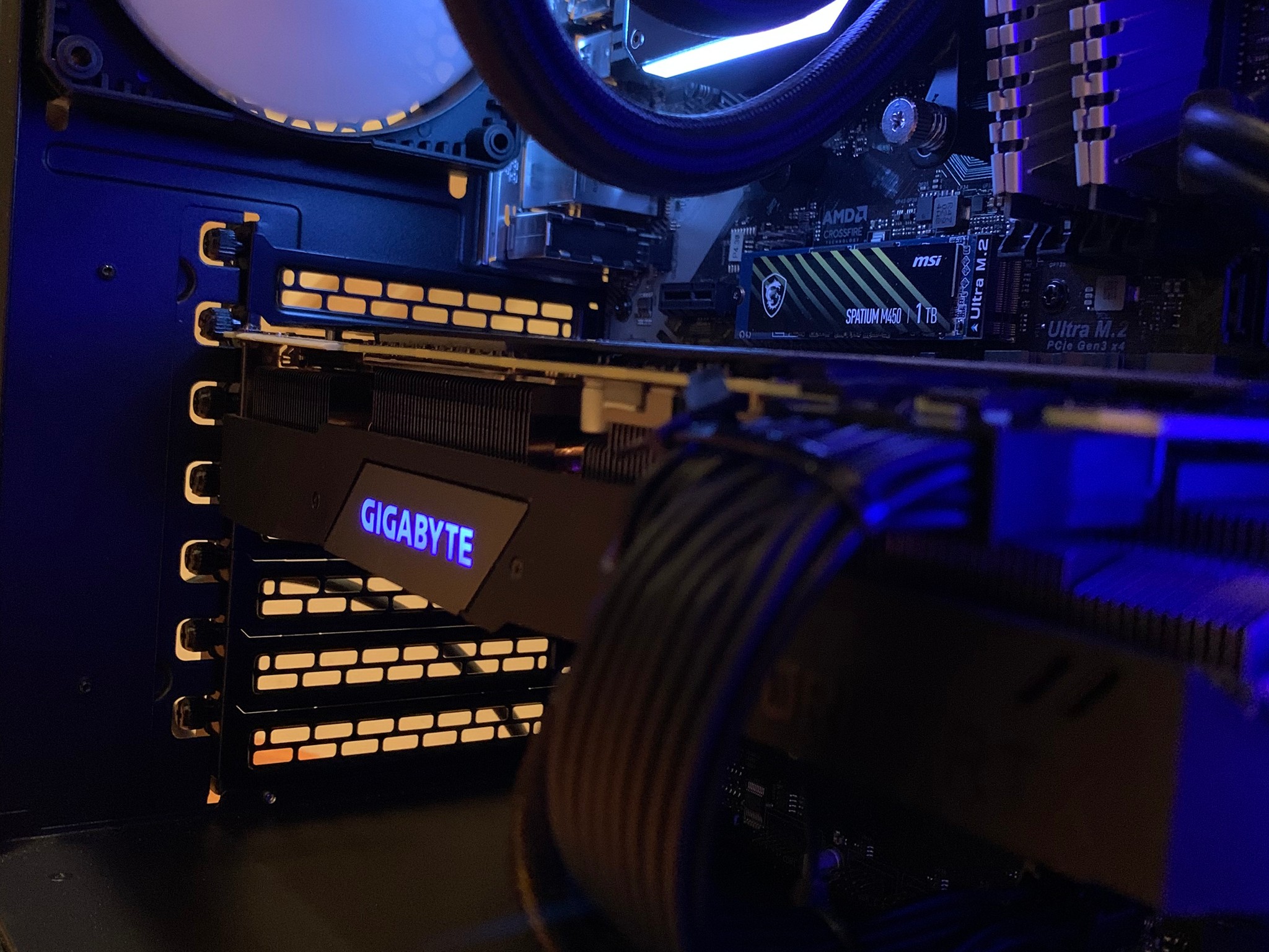 5600X RTX 2070 SUPER WATERCOOLED 4K GAMING/STREAMING/EDITING PC 1000GB STORAGE 32GB RAM WINDOWS 10